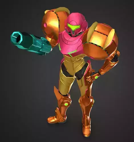 Metroid - Samus Varia Suit Rigged