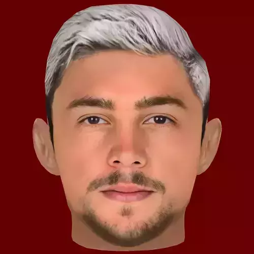 Federico Valverde Head - Low poly head for game
