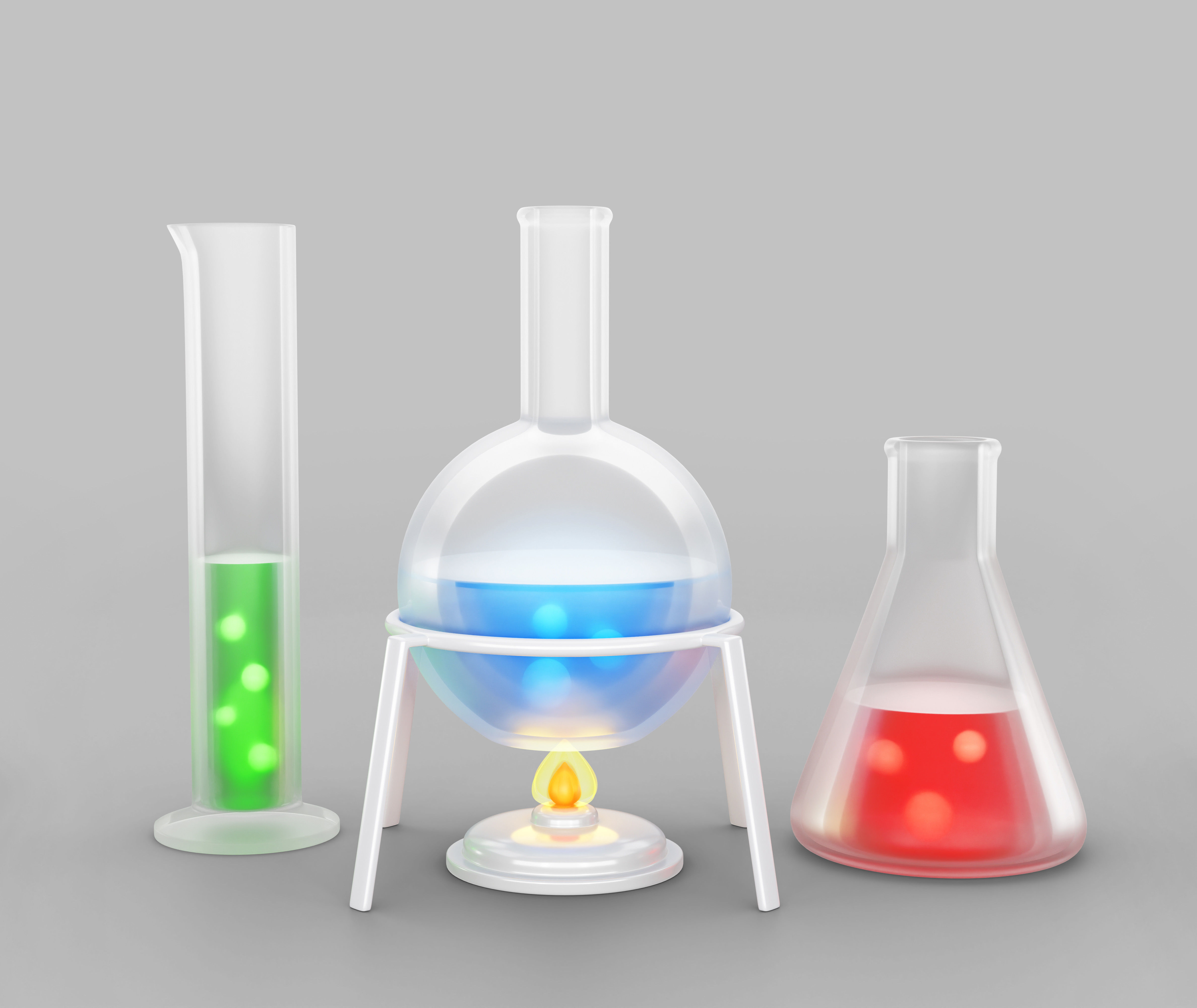 Chemical Elements Set Low-poly 3D model_10