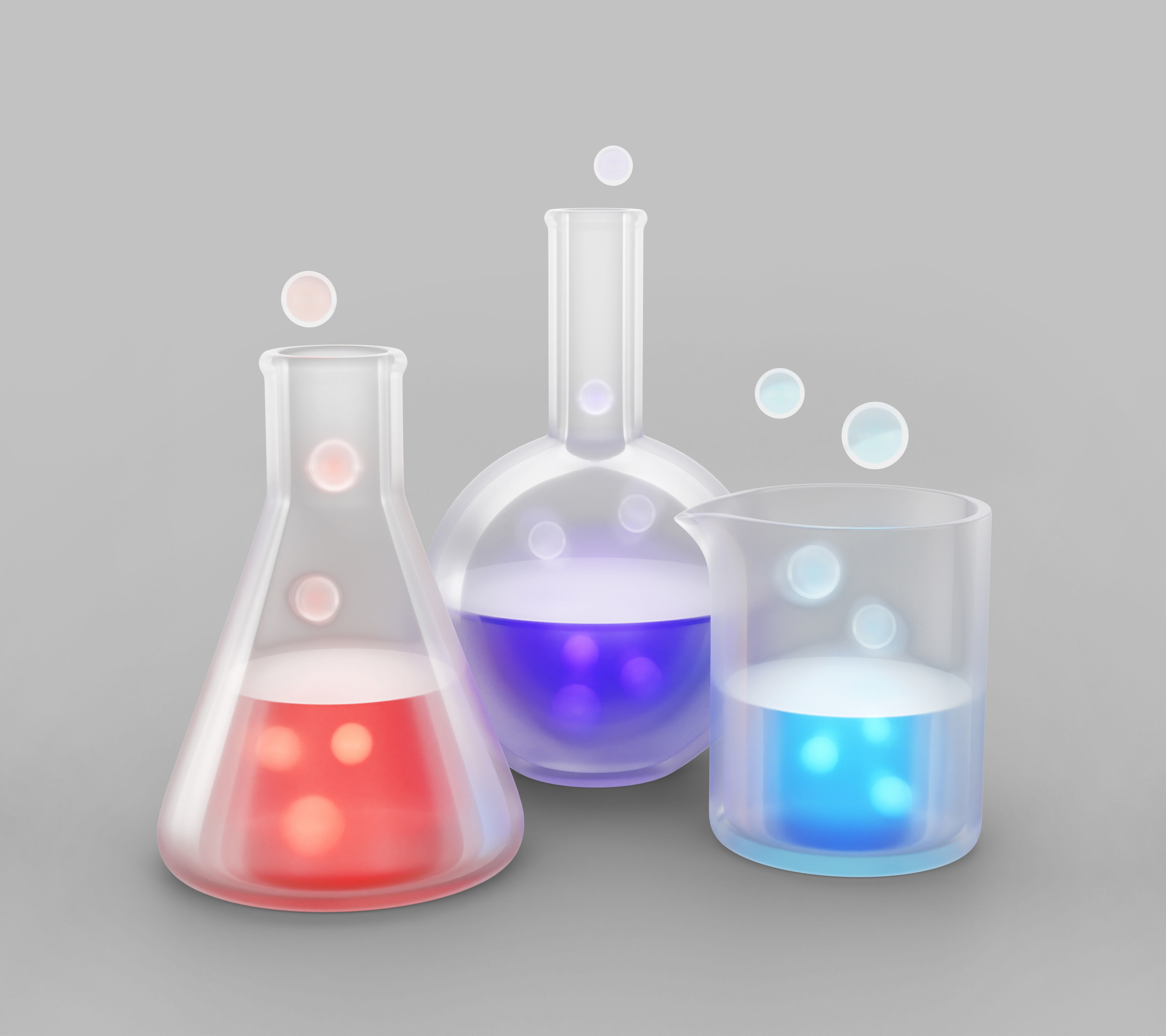 Chemical Elements Set Low-poly 3D model_9