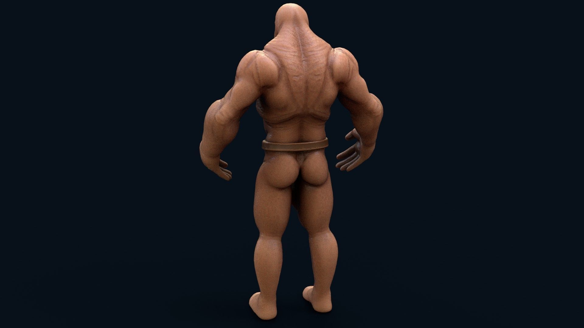 character cyclops Low-poly 3D model_2