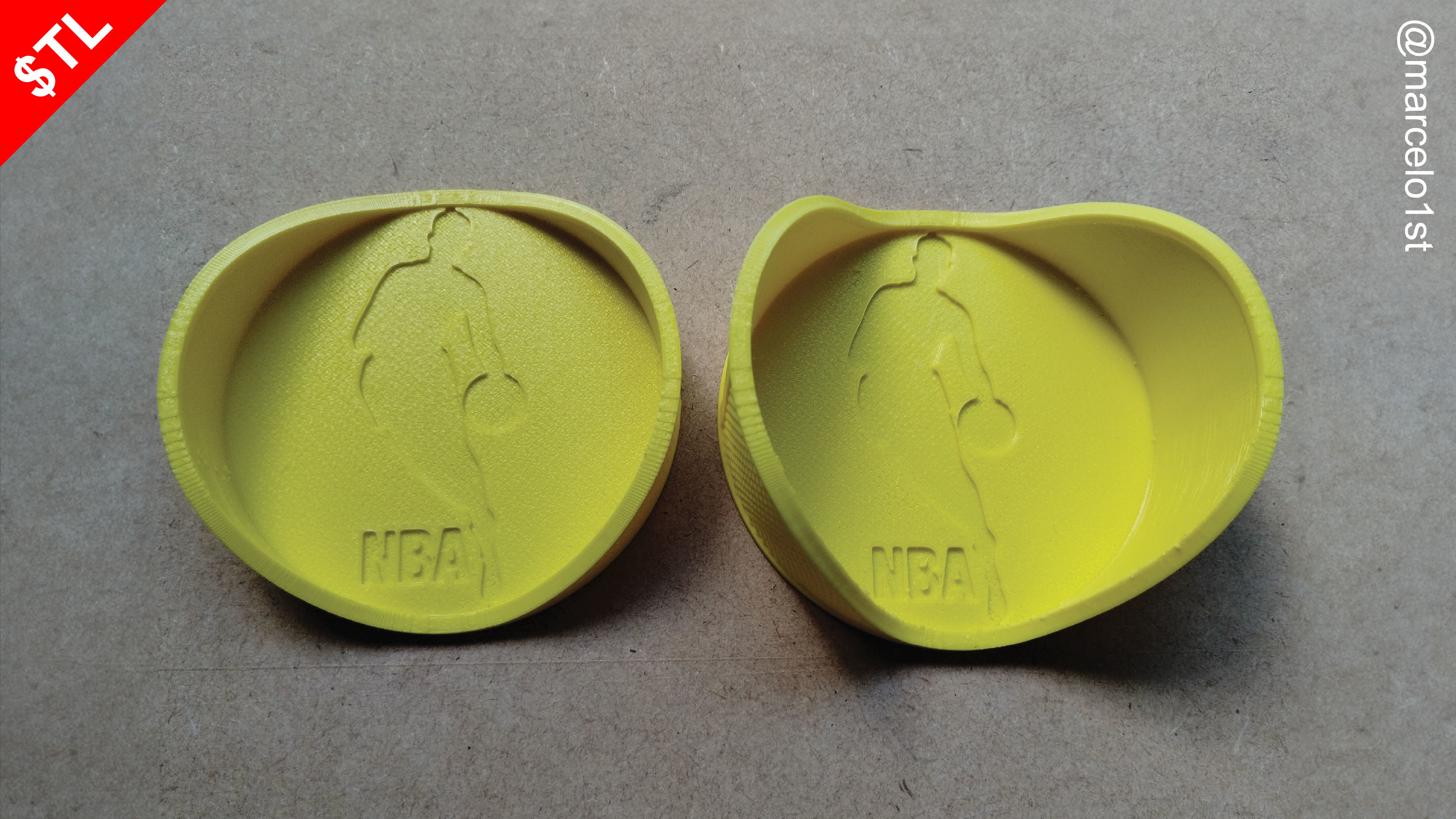 NBA 32 Coaster Pack and 2 Coaster Holder 3D print model_18