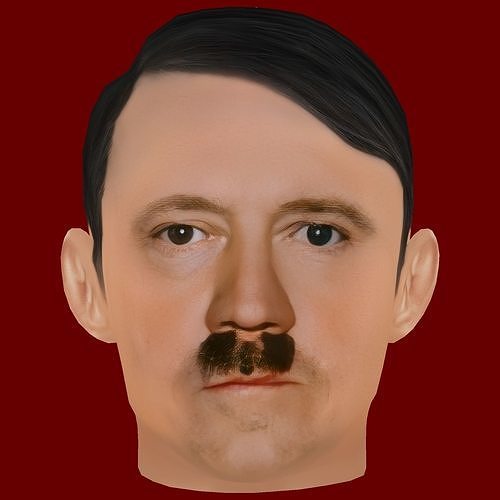  Adolf Hitler Low-poly 3D model