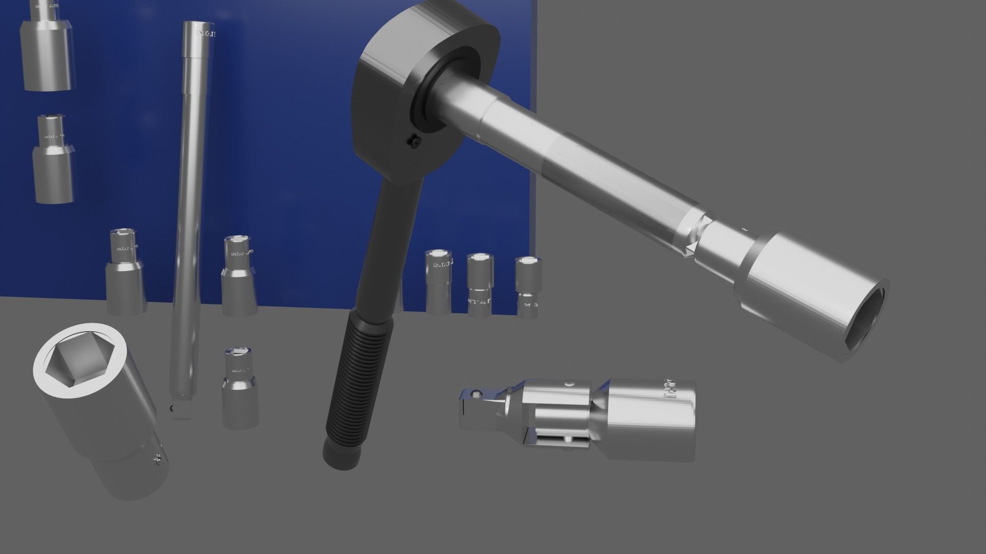 Screwdriver workshop equipment 3D print model_3