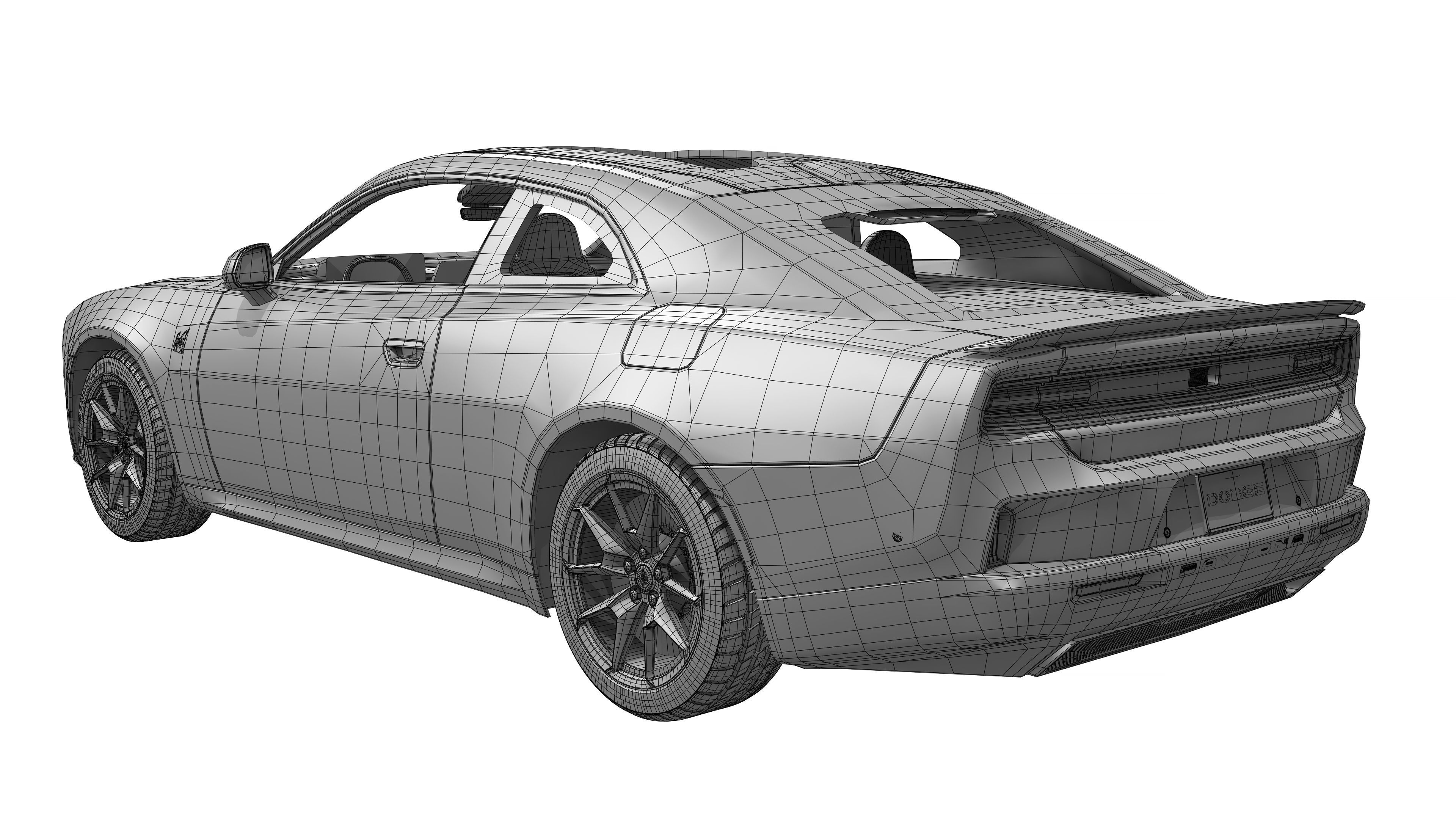 Dodge Charger Daytona 2025 3D model CGTrader