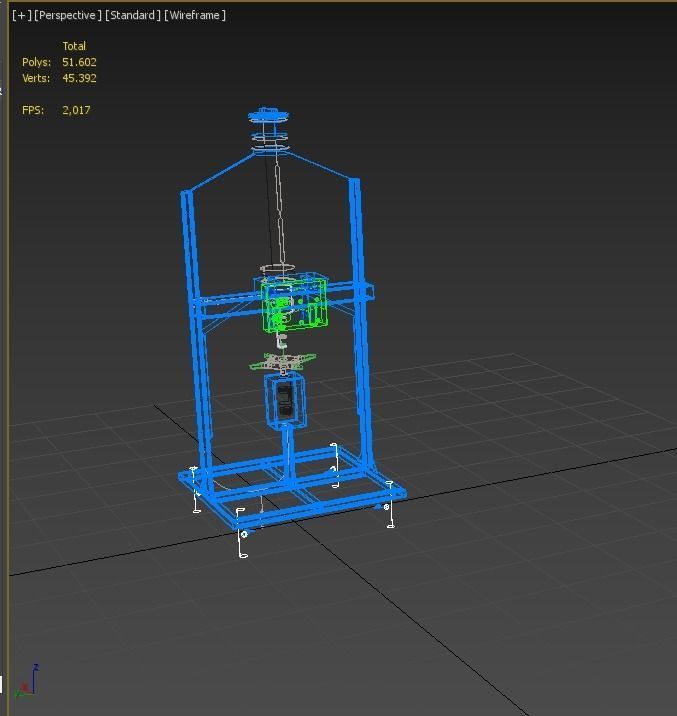 SPREADER ROTARY AUTOMATIC FISH FEEDER CENTRIFUGAL 3D model_11