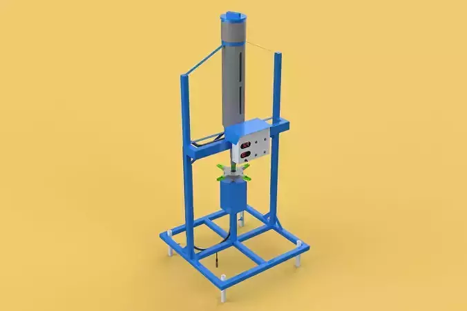 SPREADER ROTARY AUTOMATIC FISH FEEDER CENTRIFUGAL 3D model