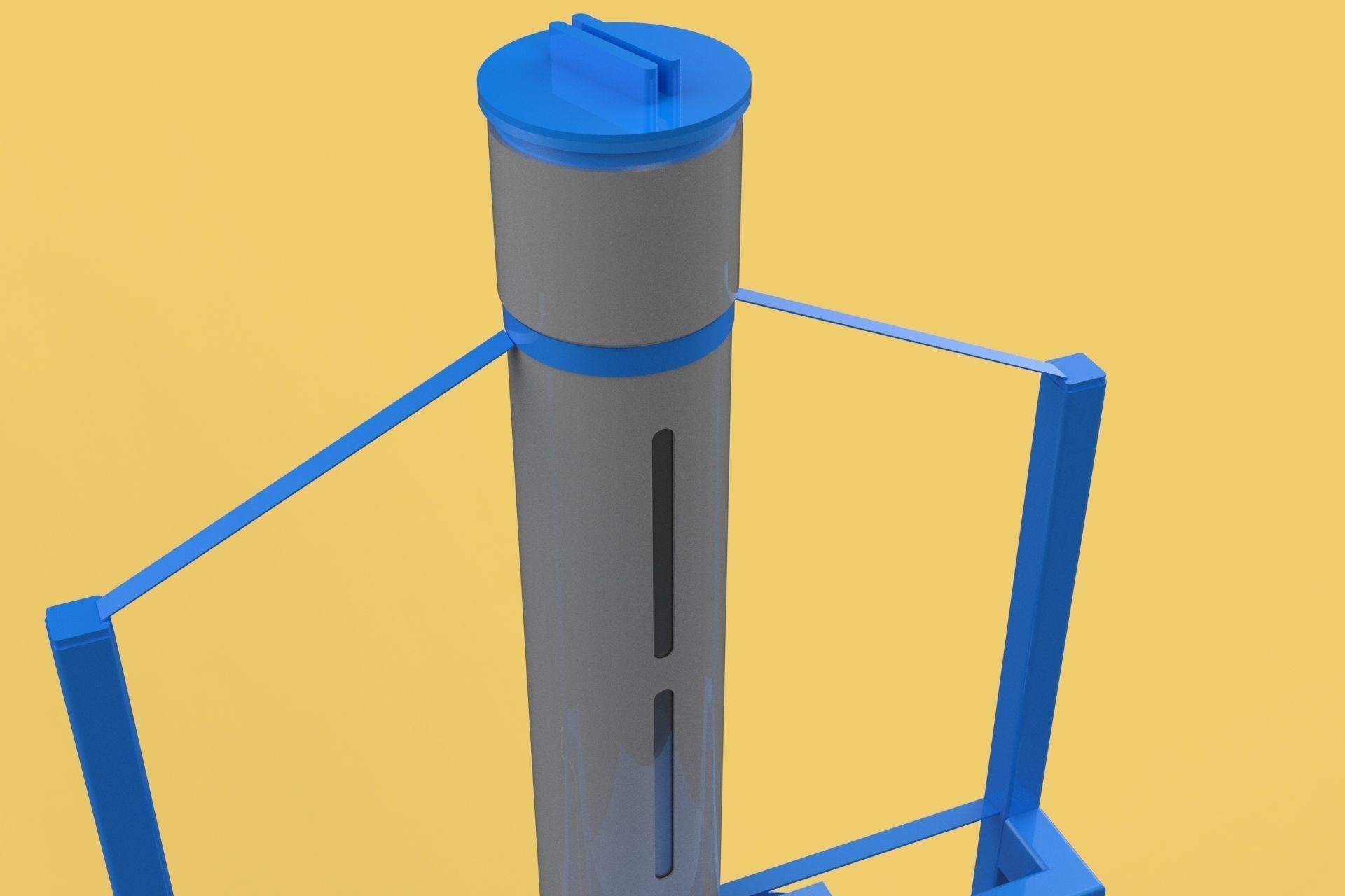 SPREADER ROTARY AUTOMATIC FISH FEEDER CENTRIFUGAL 3D model_6