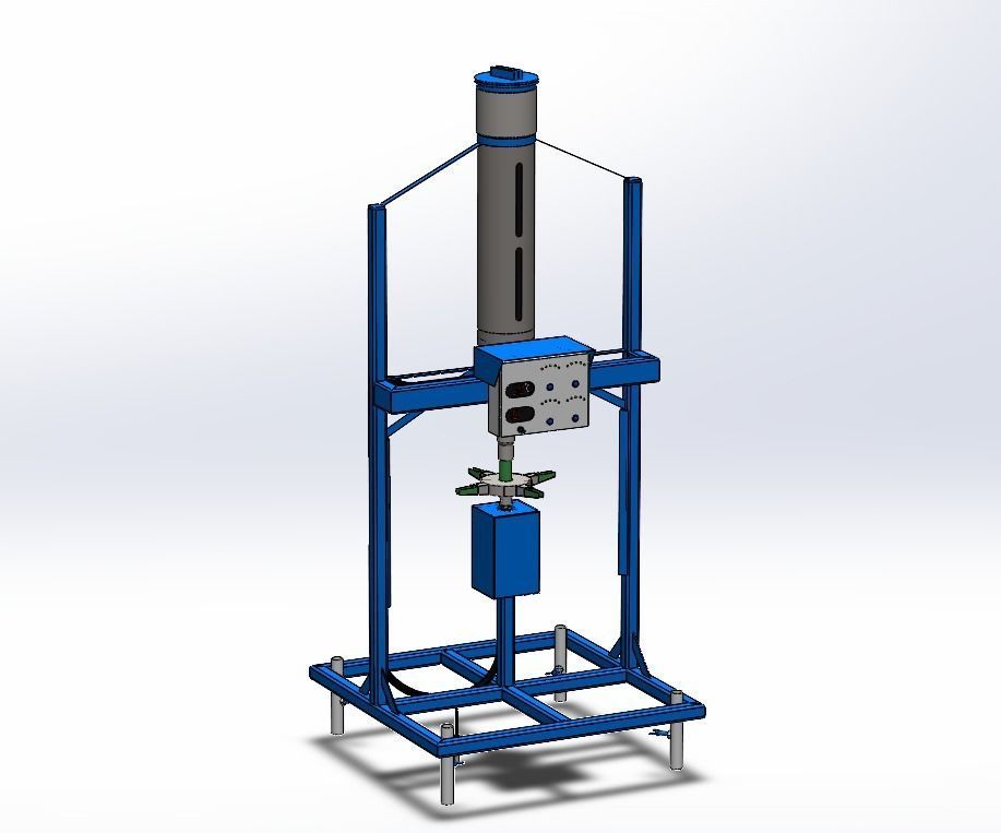SPREADER ROTARY AUTOMATIC FISH FEEDER CENTRIFUGAL 3D model_12