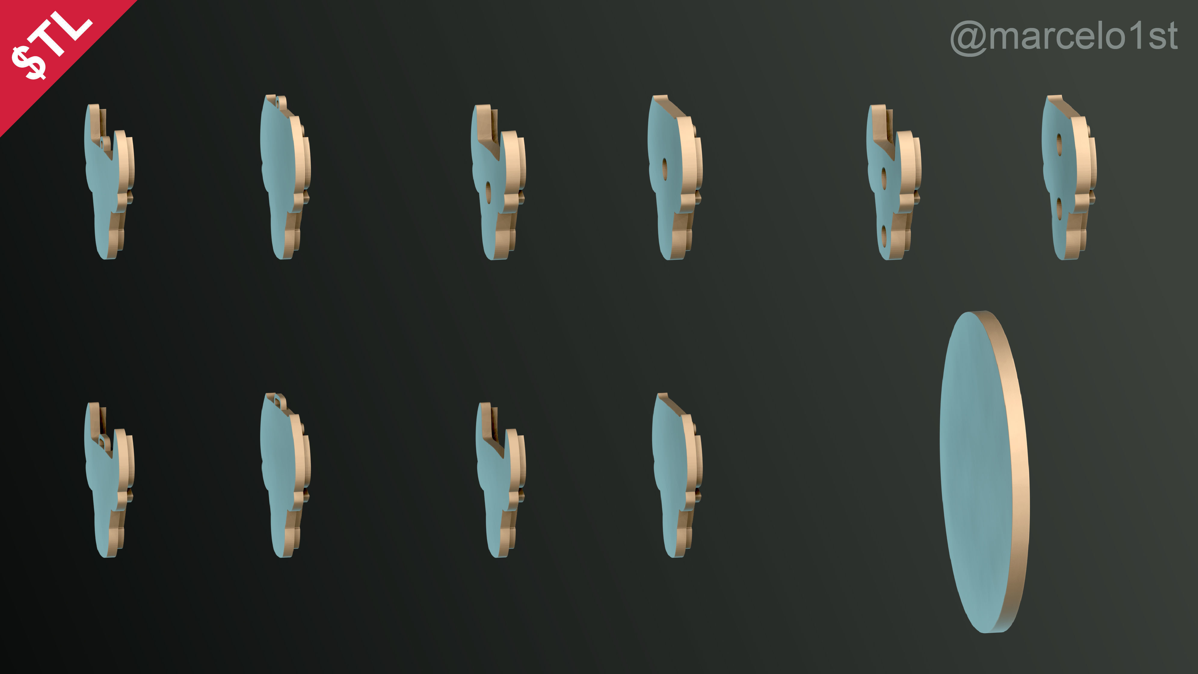 NBA CENTRAL - Chicago Bulls Pack 3D print model_28