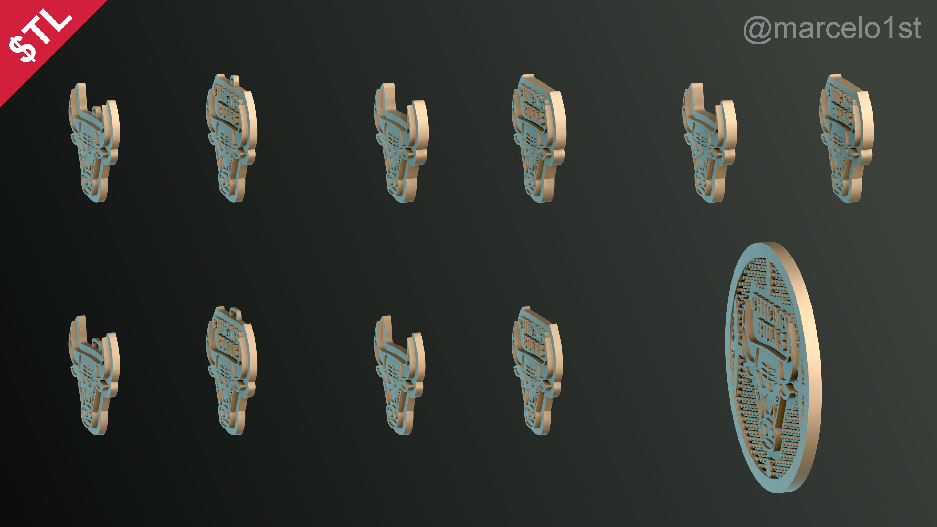 NBA CENTRAL - Chicago Bulls Pack 3D print model_14