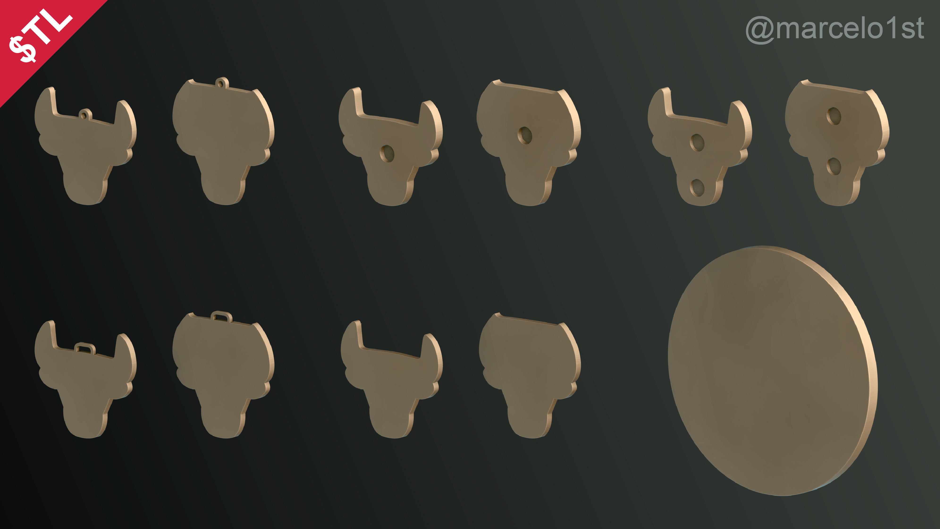 NBA CENTRAL - Chicago Bulls Pack 3D print model_25