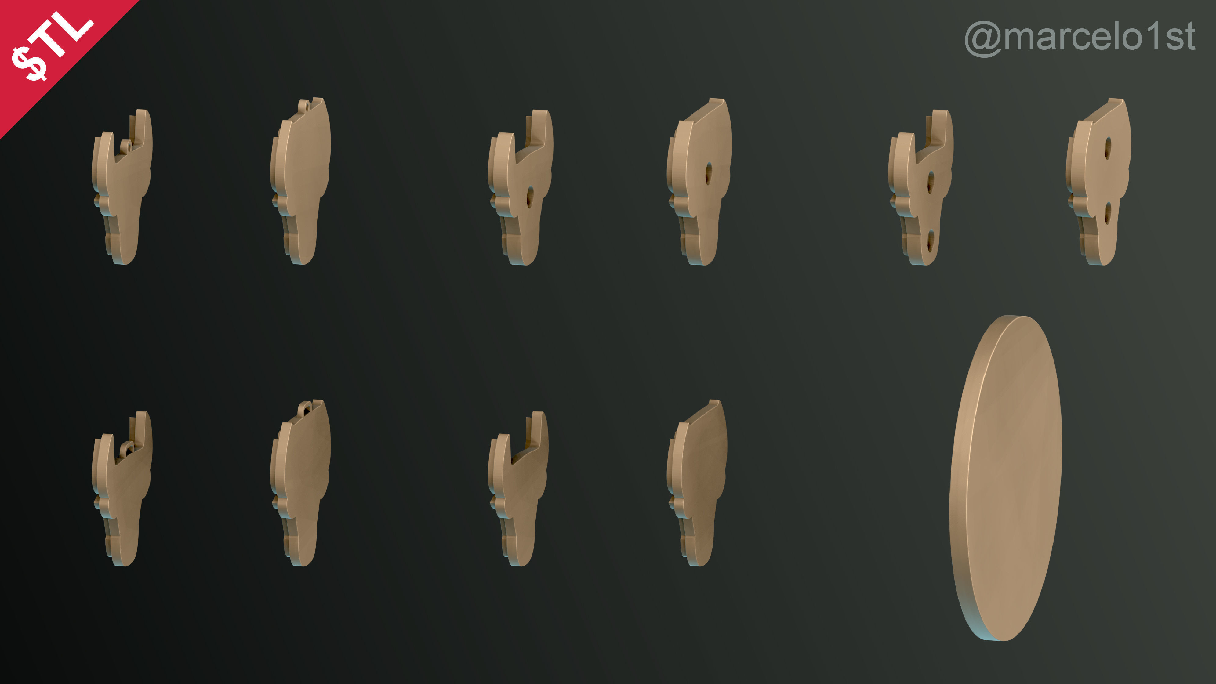 NBA CENTRAL - Chicago Bulls Pack 3D print model_17