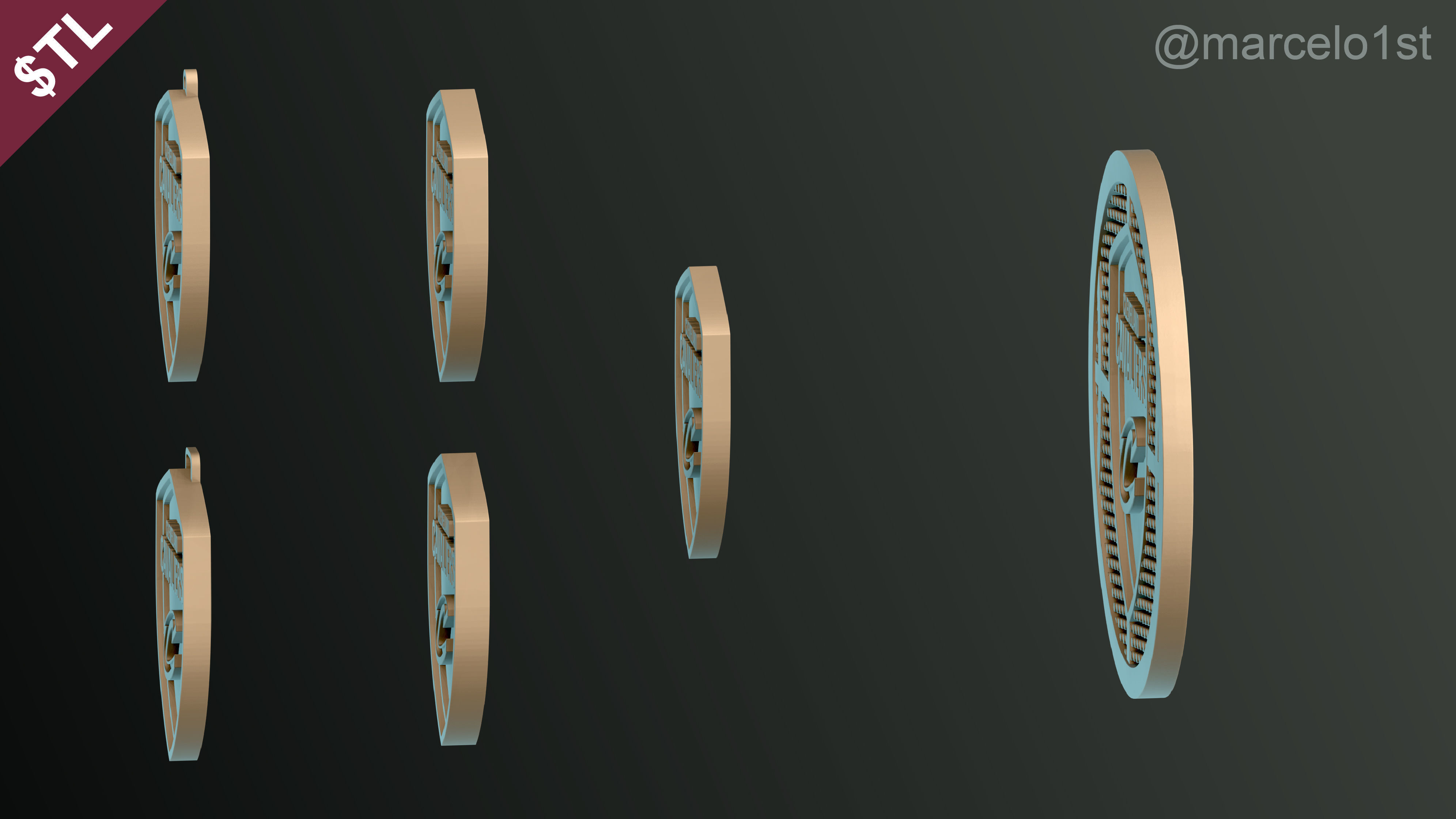 NBA CENTRAL - Cleveland Cavaliers Pack 3D print model_15