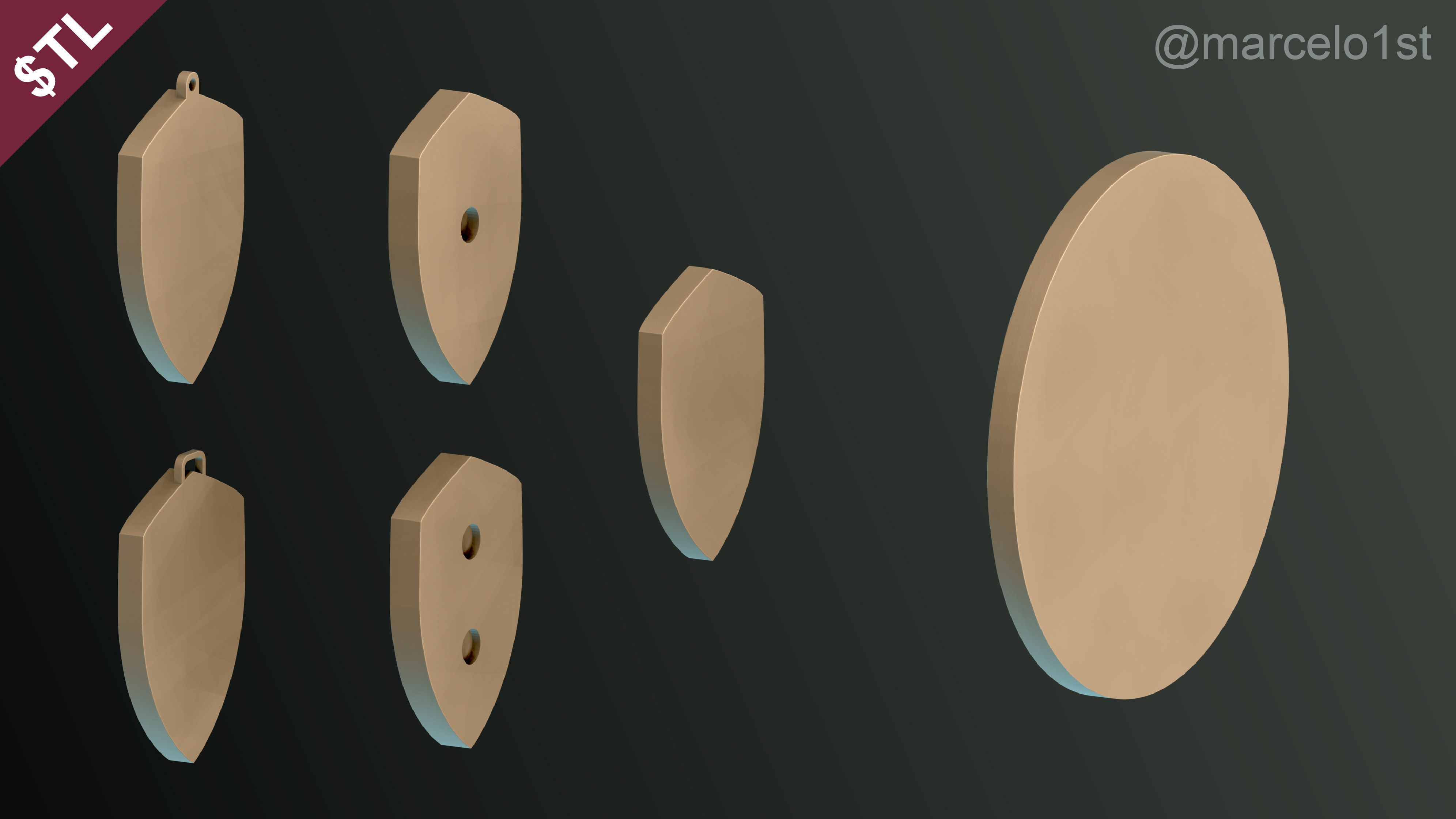 NBA CENTRAL - Cleveland Cavaliers Pack 3D print model_18