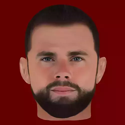Nacho Fernandez Head - Low poly head for game