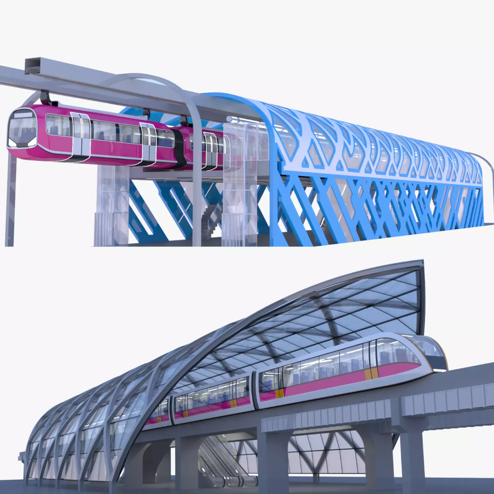 Monorail stations 2024 collection II _0