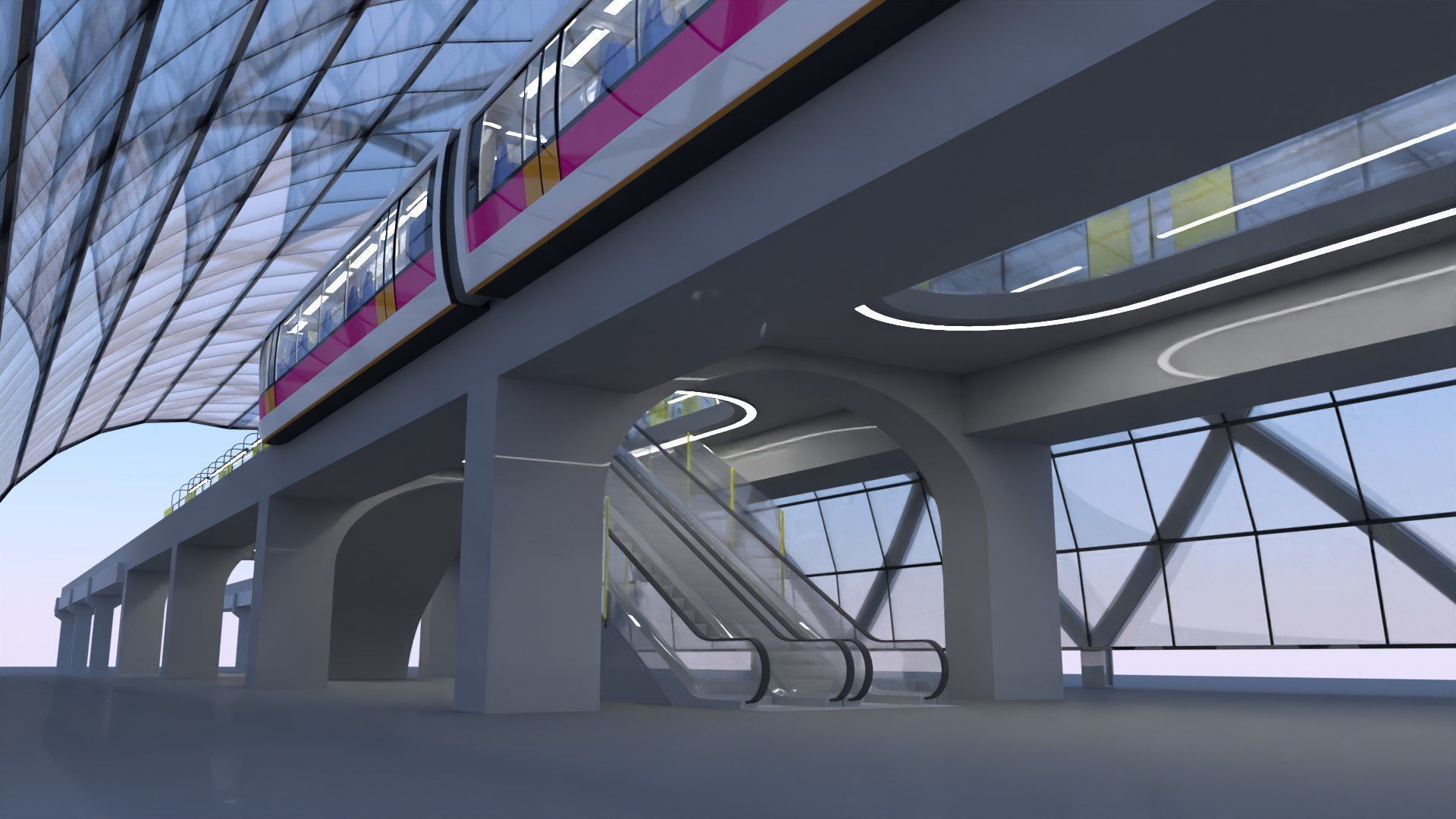 Monorail stations 2024 collection II _15