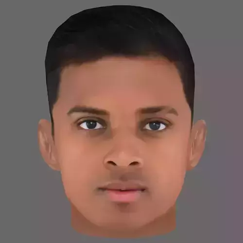 Rodrygo Goes Head - Low poly head for game