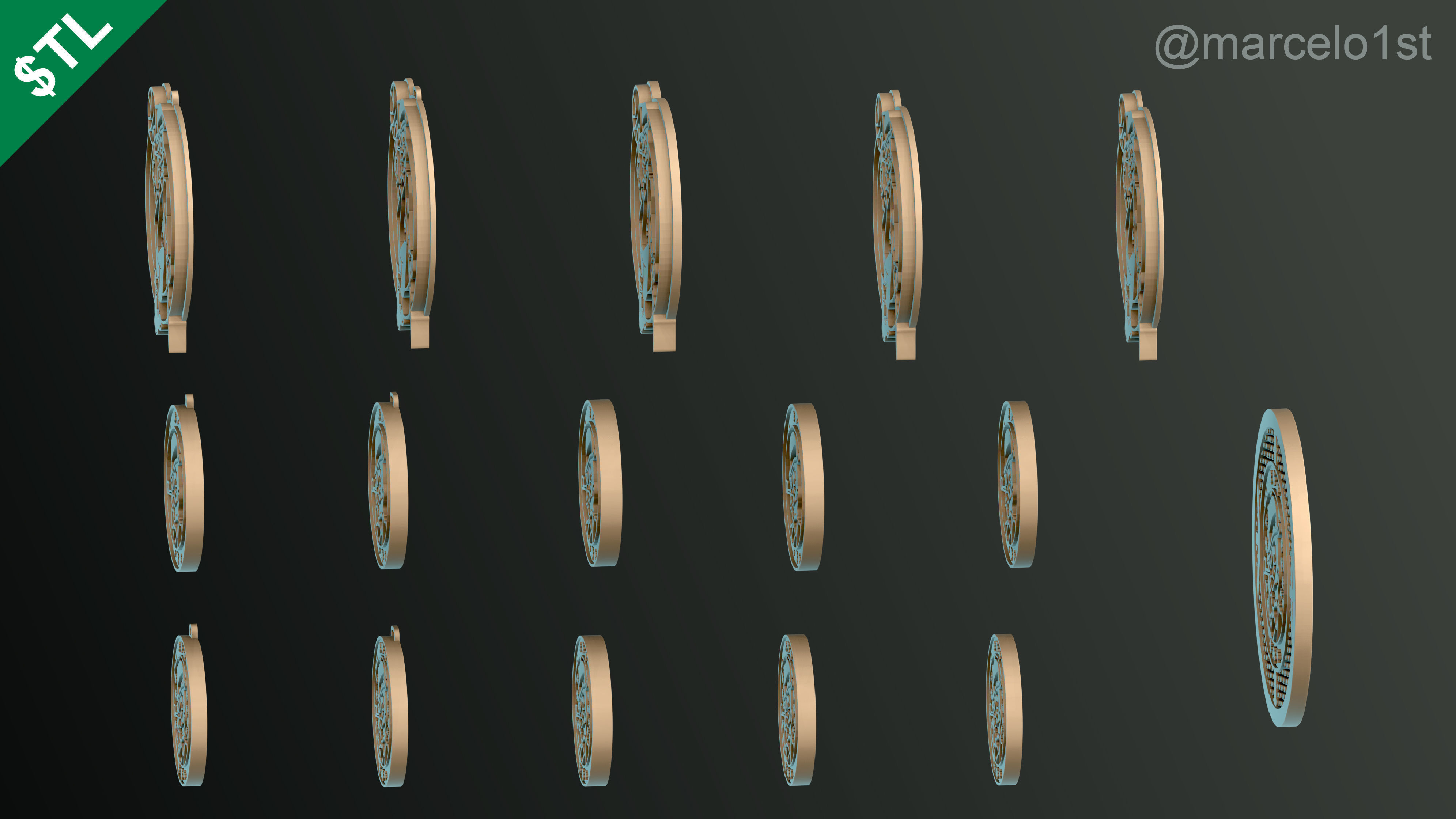 NBA ATLANTIC - Boston Celtics Pack 3D print model_15