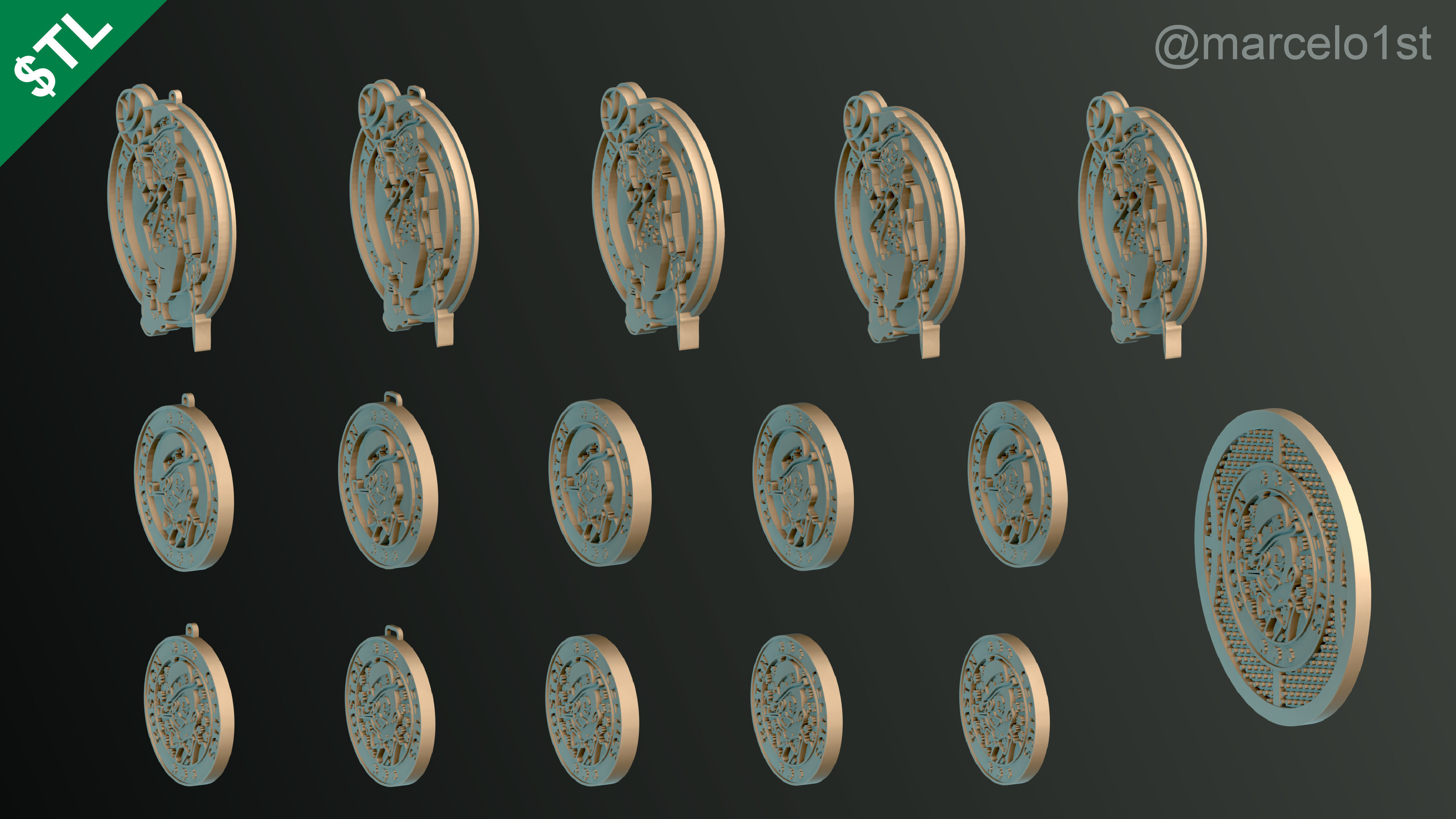 NBA ATLANTIC - Boston Celtics Pack 3D print model_13