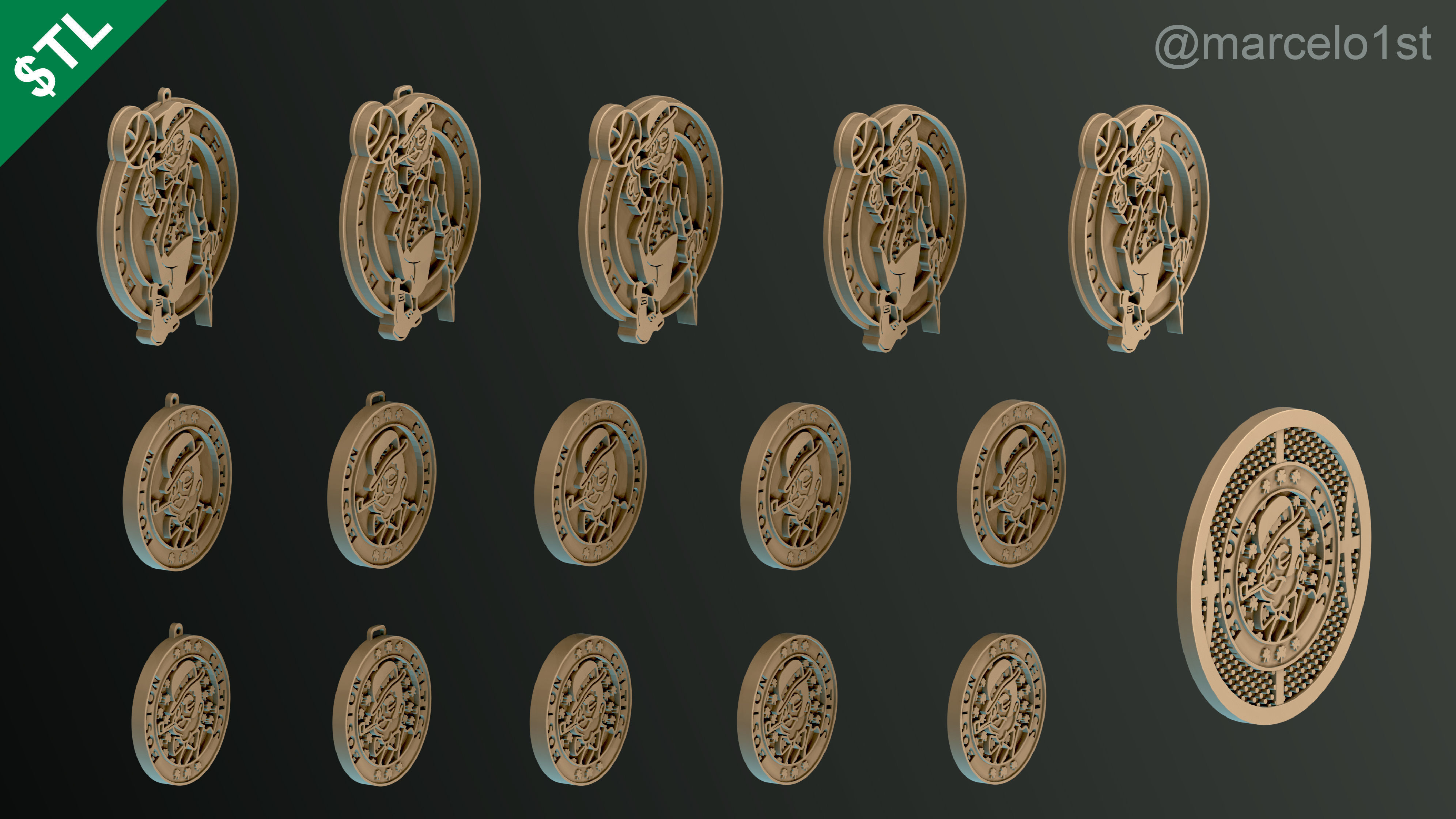 NBA ATLANTIC - Boston Celtics Pack 3D print model_32