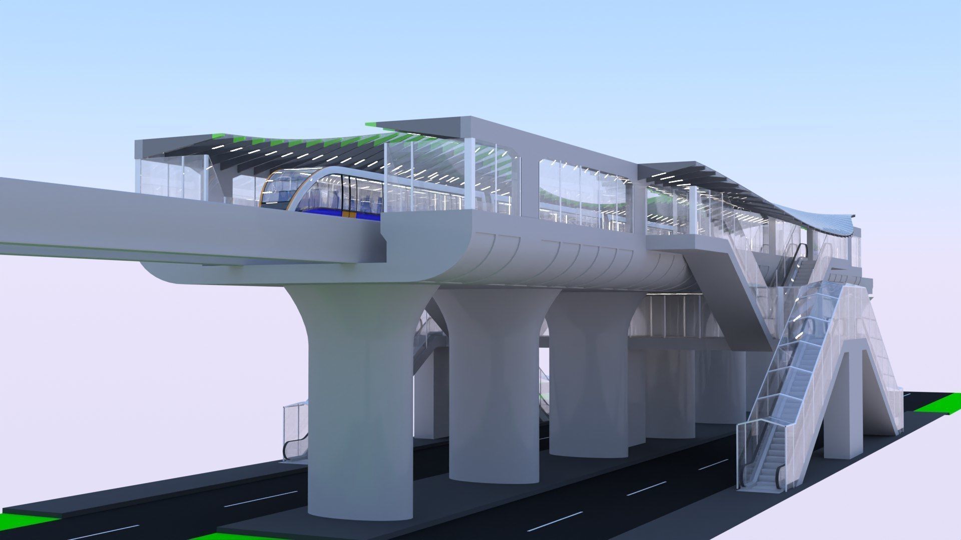 Monorail stations 2024 collection III _12