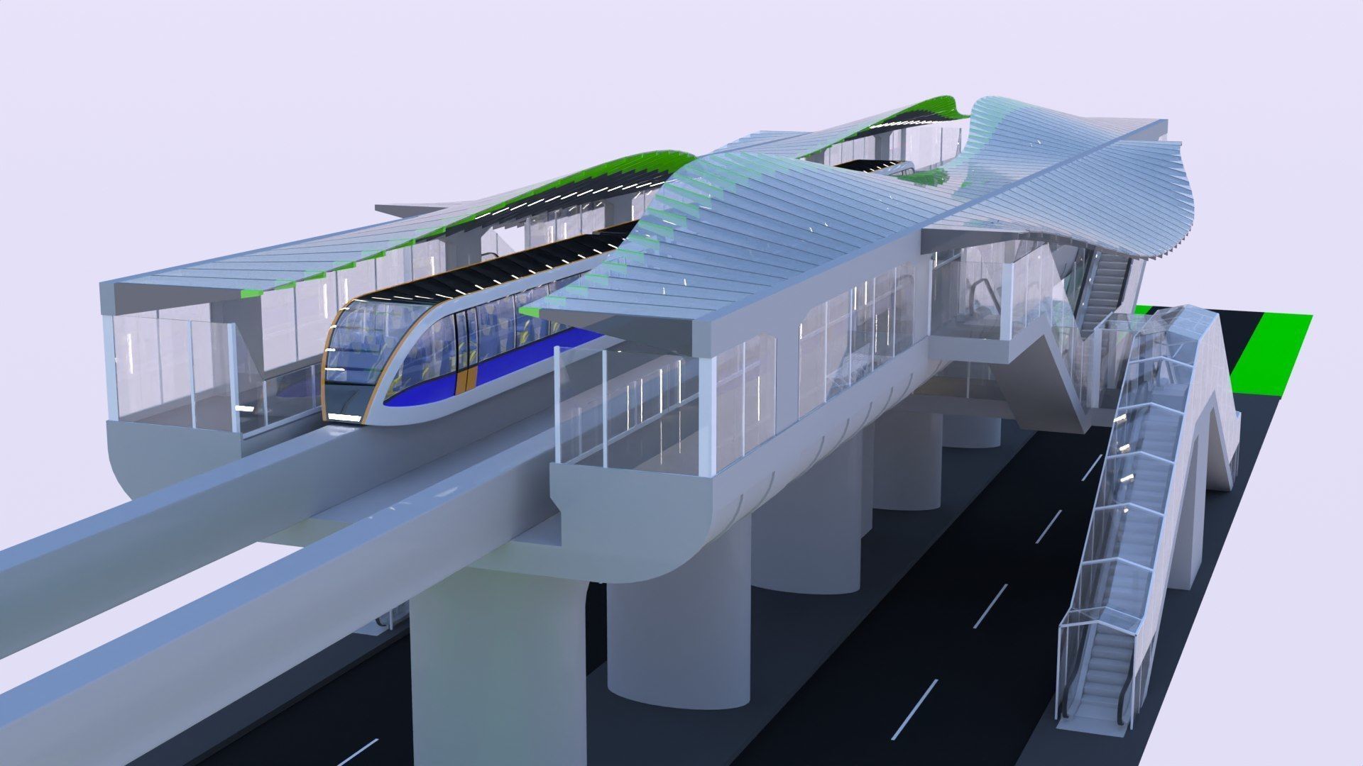 Monorail stations 2024 collection III _11