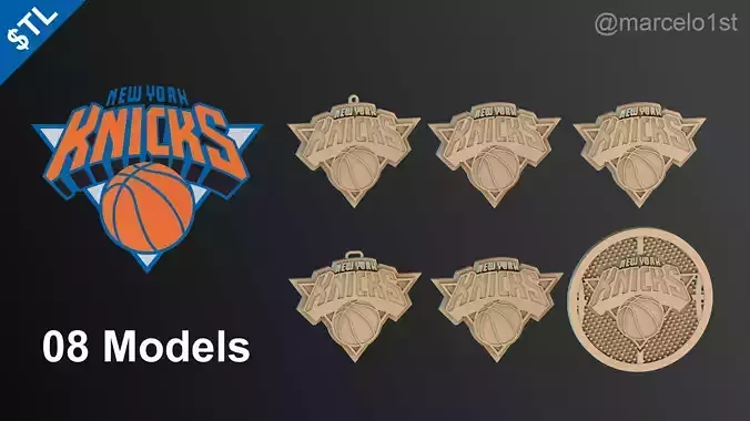 NBA ATLANTIC - New York Knicks Pack 3D print model