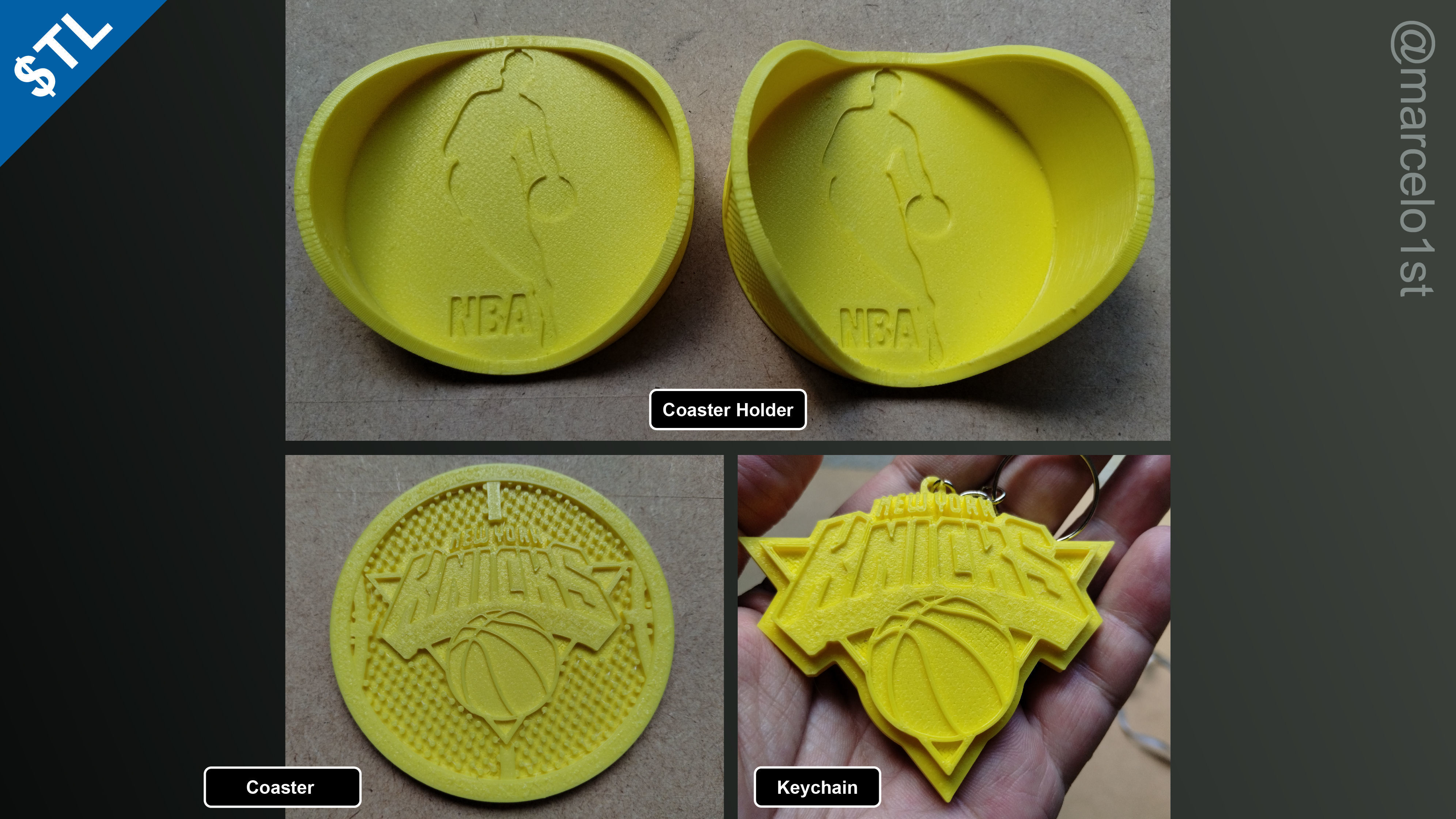 NBA ATLANTIC - New York Knicks Pack 3D print model_2