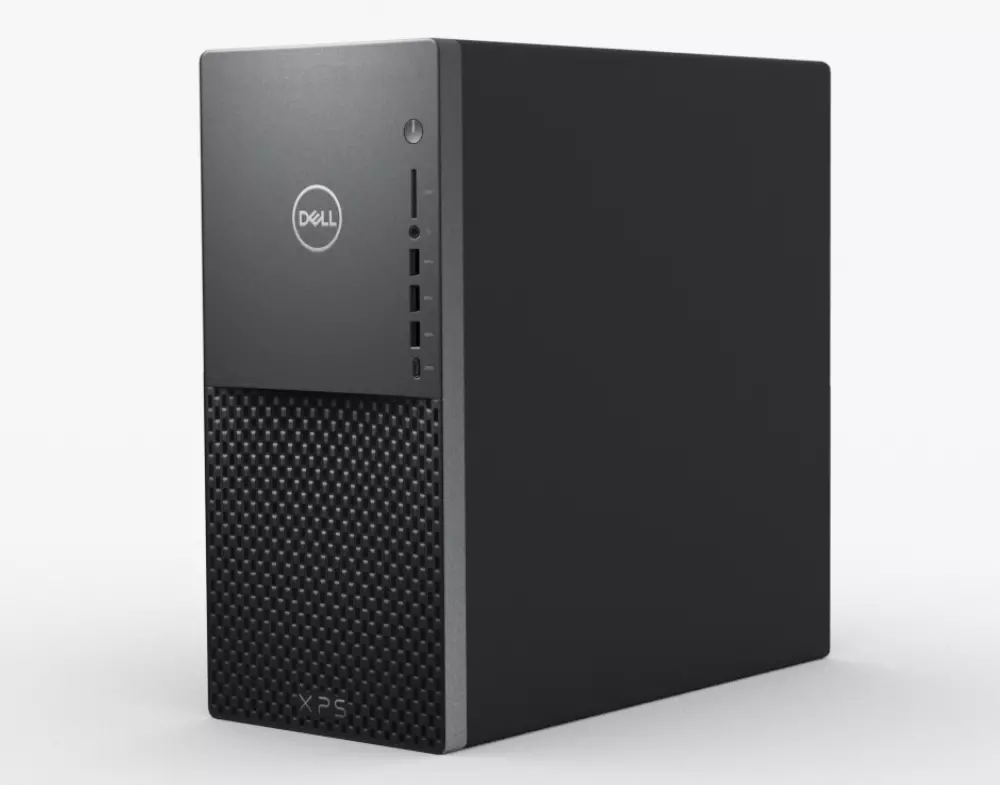 Desktop computer -Dell XPS Low-poly 3D model