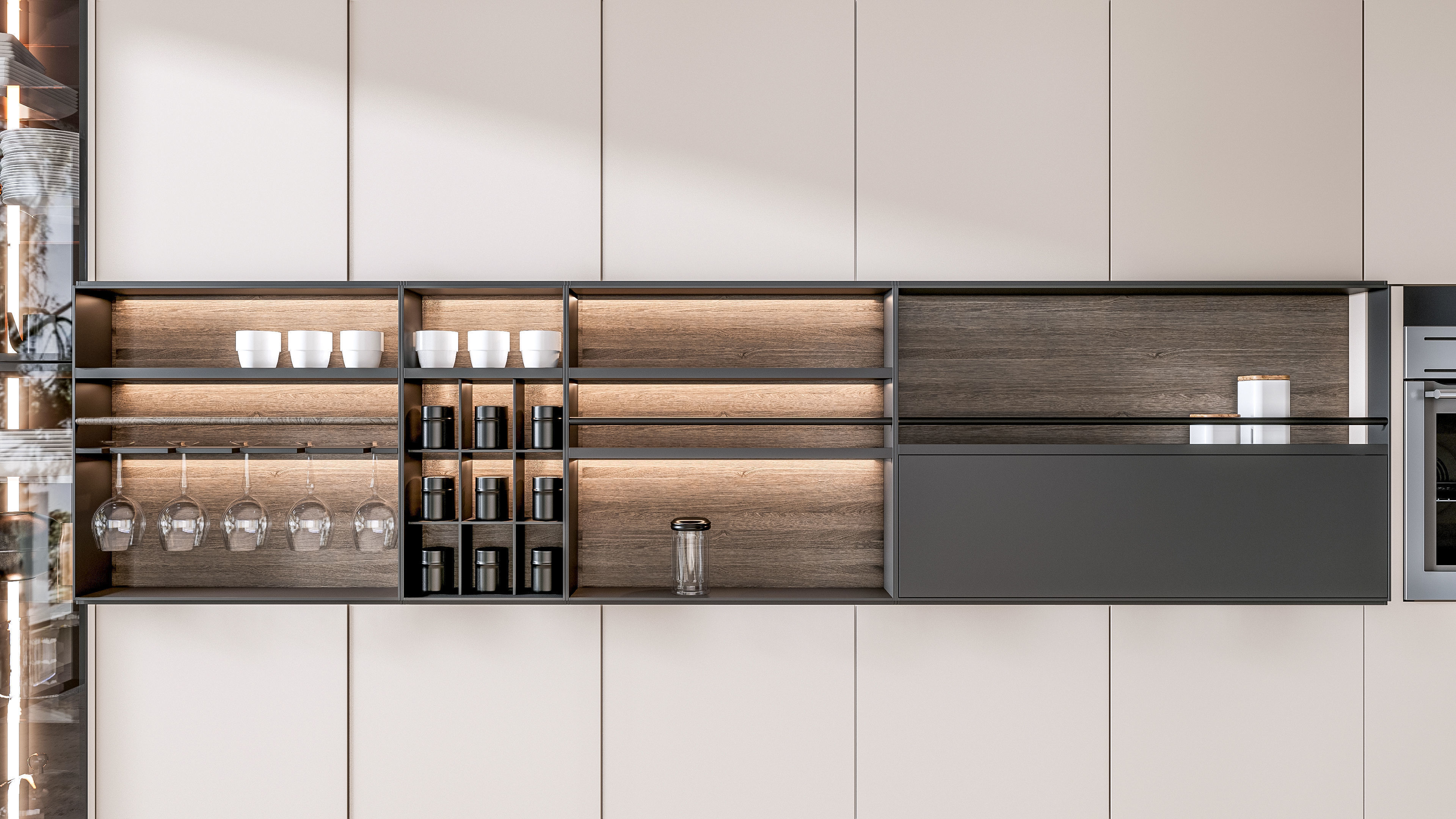 Kitchen Modern interior 0052 3D model_11