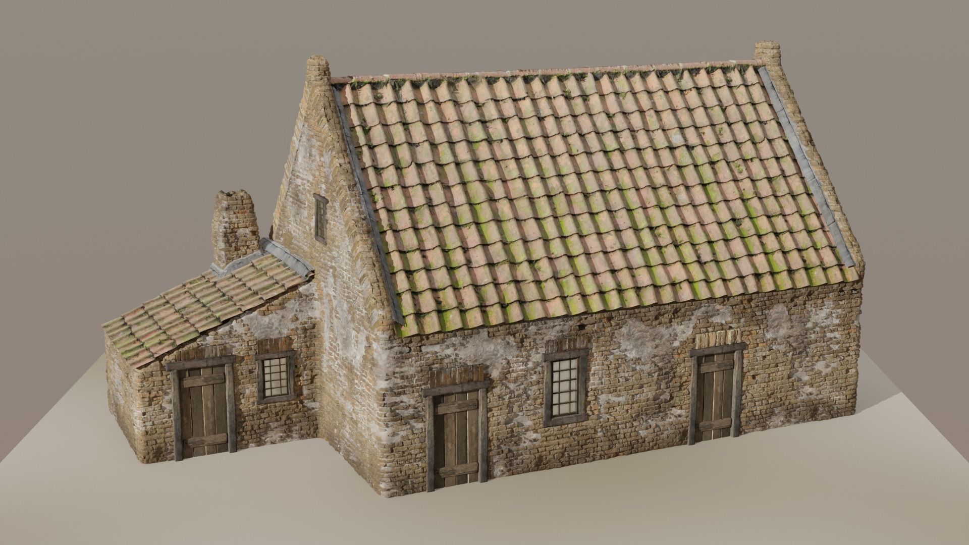 Farm House 3D model_1