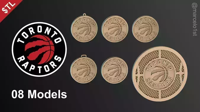 NBA ATLANTIC - Toronto Raptors Pack 3D print model