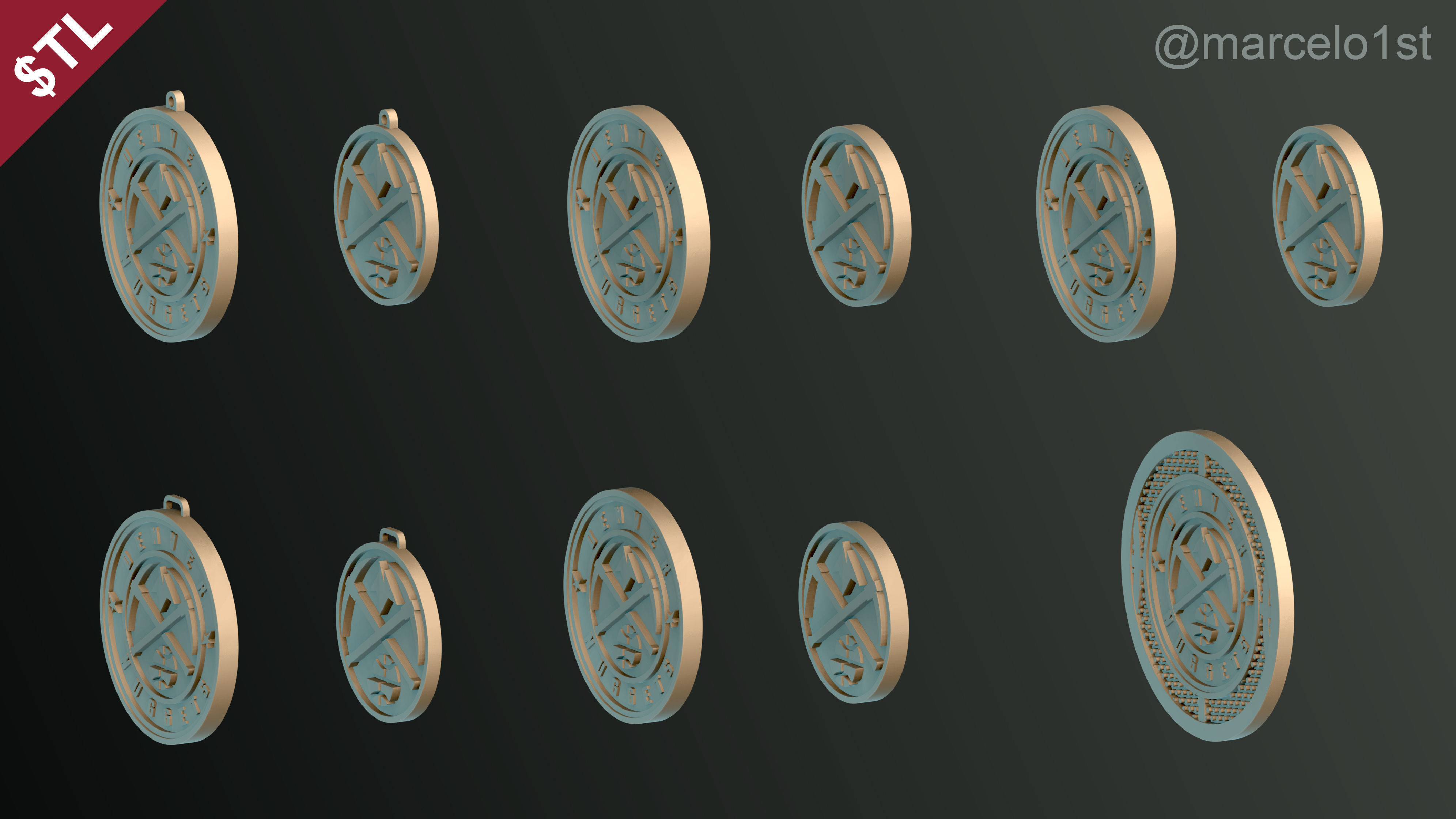 NBA NORTHWEST -  Denver Nuggets Pack 3D print model_13