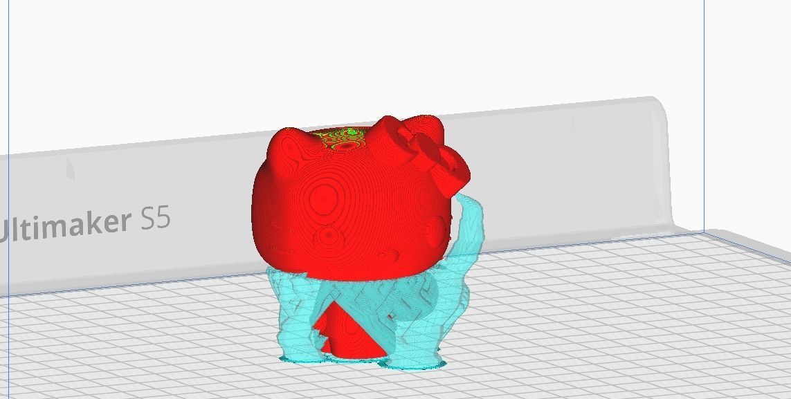 Hello kitty with an apple funko pop 3D print model_14