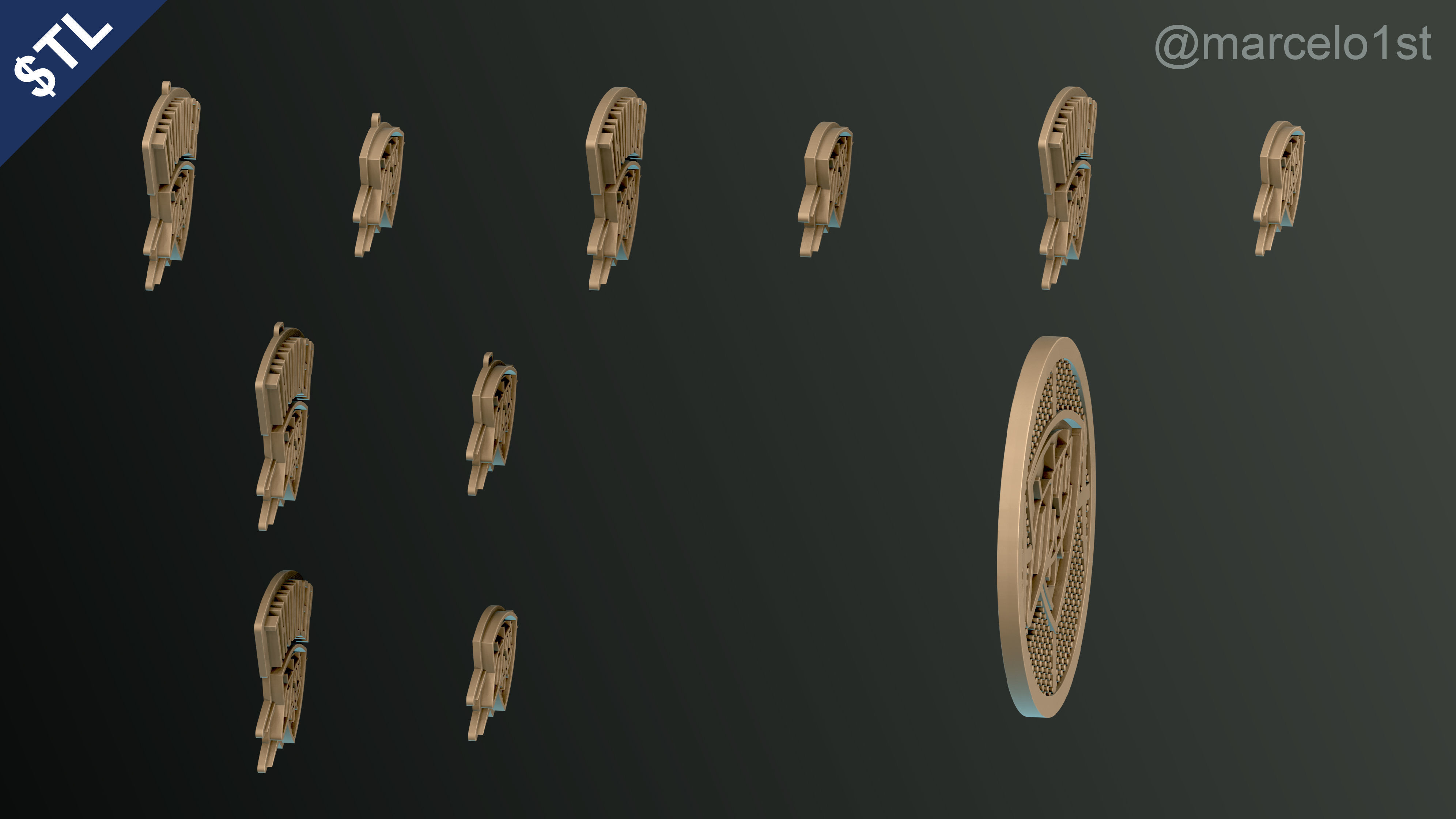 NBA NORTHWEST - Oklahoma City Thunder Pack 3D print model_30