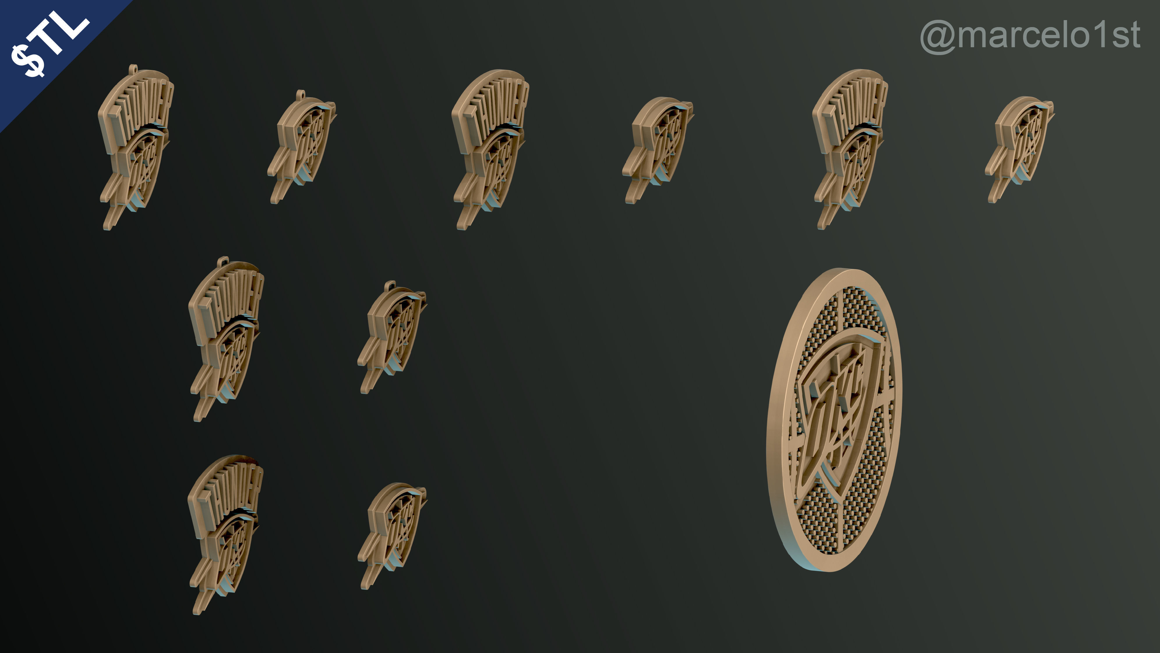 NBA NORTHWEST - Oklahoma City Thunder Pack 3D print model_31