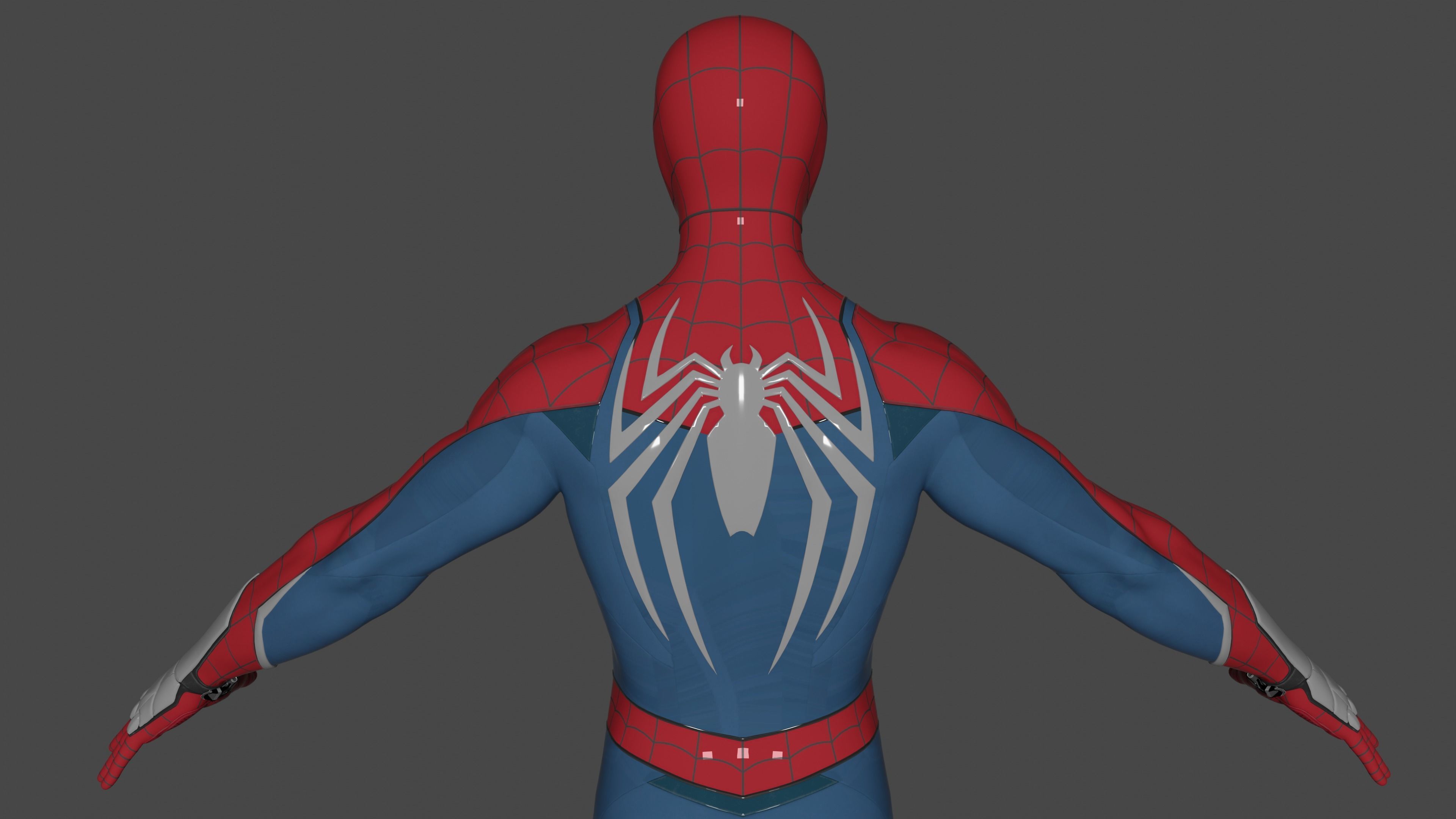 Marvel Spiderman 3D Model 3D model_4