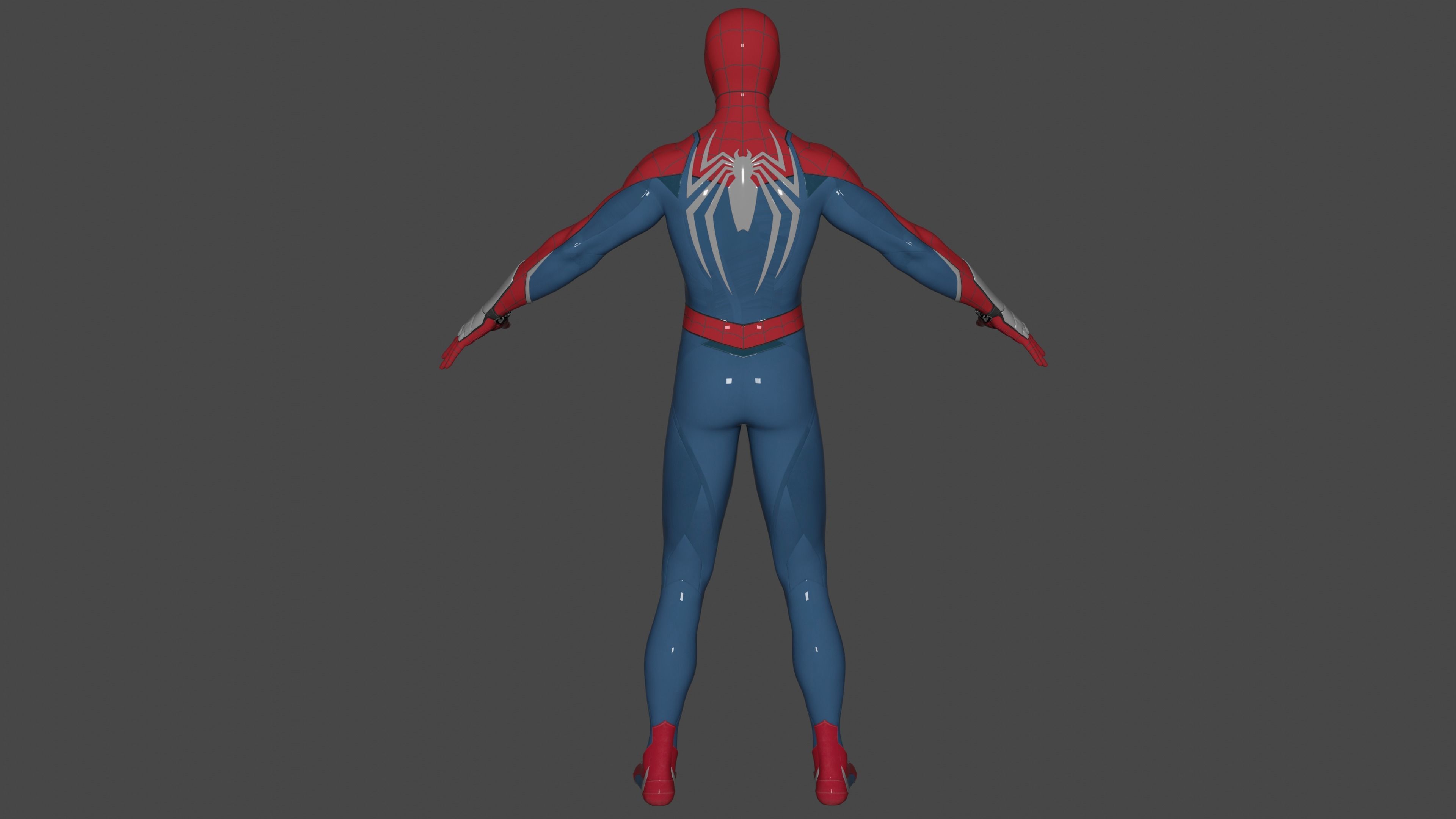 Marvel Spiderman 3D Model 3D model_5