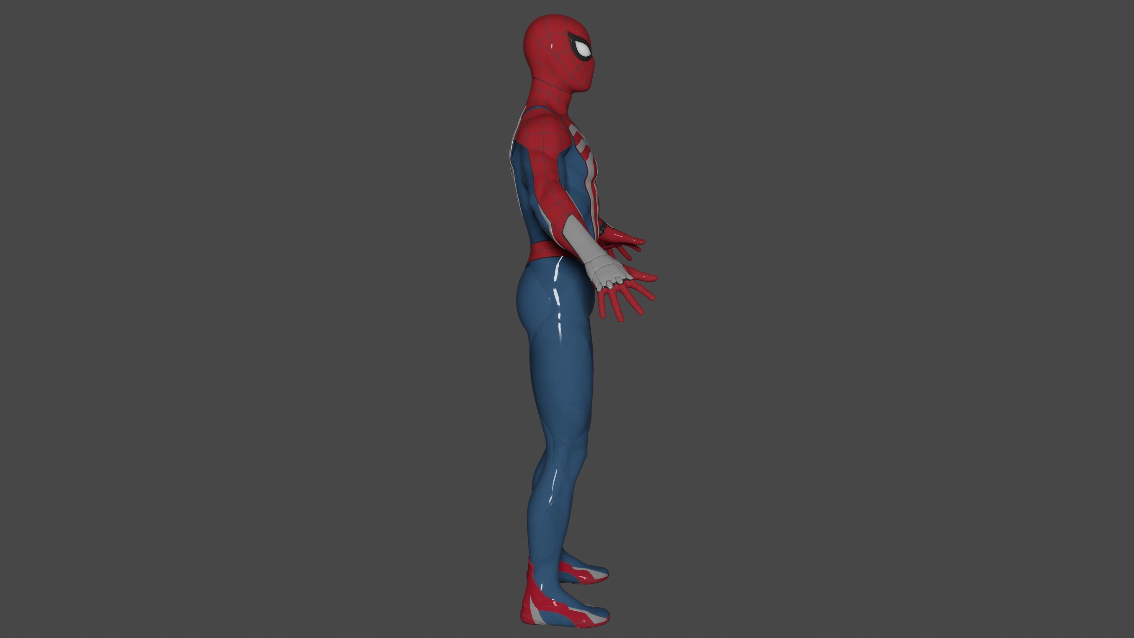 Marvel Spiderman 3D Model 3D model_3