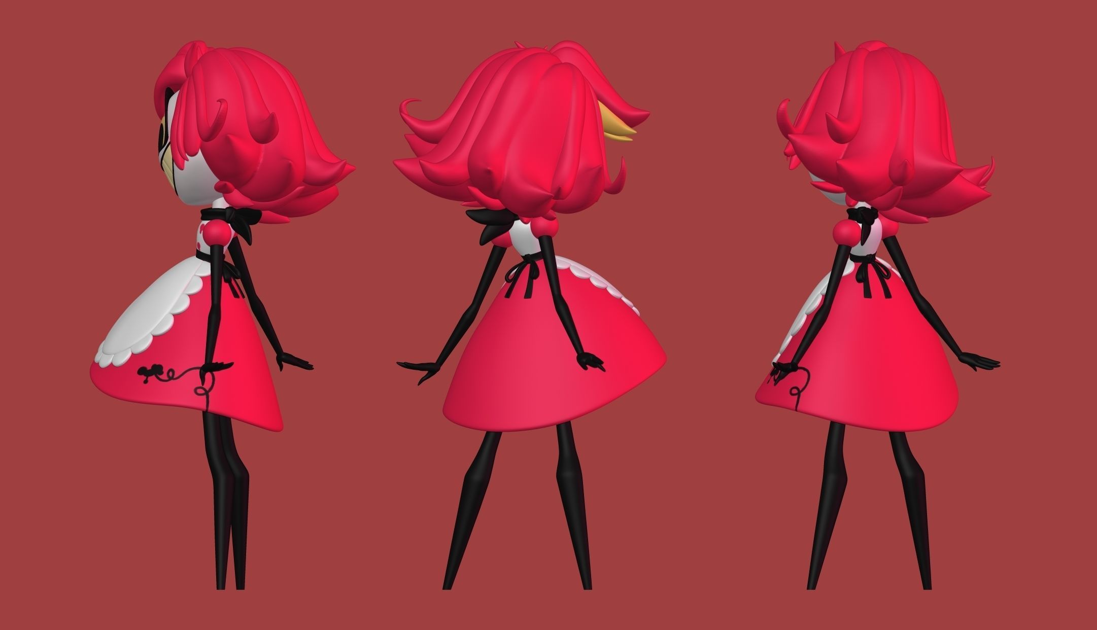 Niffty Hazbin Hotel 3D print model_6