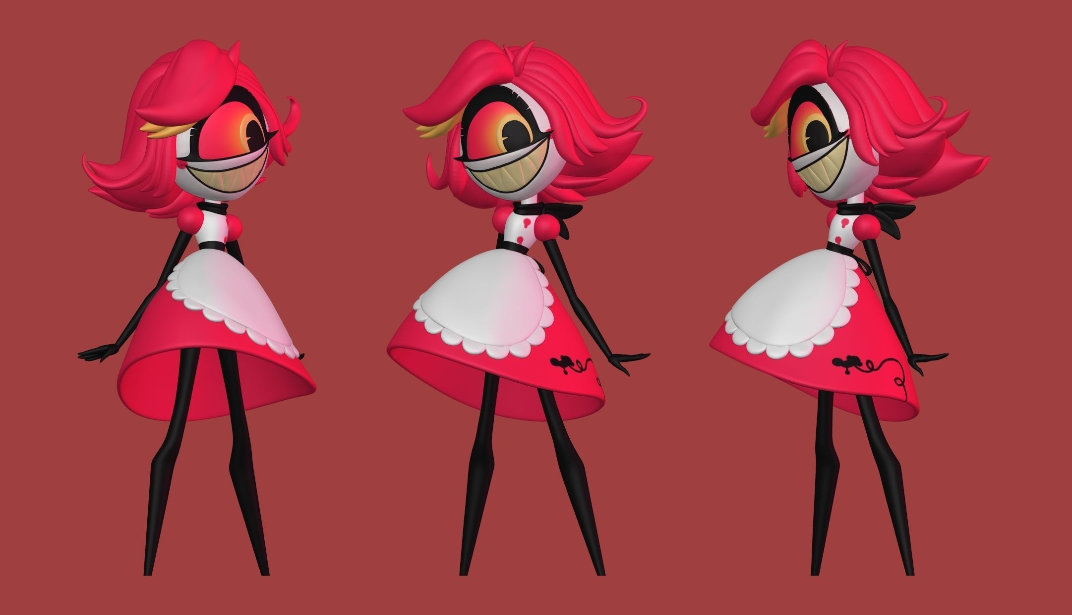 Niffty Hazbin Hotel 3D print model_5