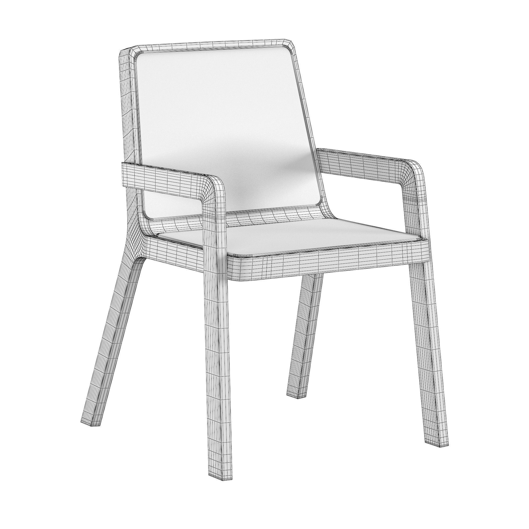 SANTIAGO RECTANGULAR DINING SET 3D model_4