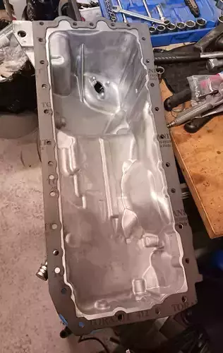 N54 N55 335i N52 S55 Oil pan gasket DXF 3D model