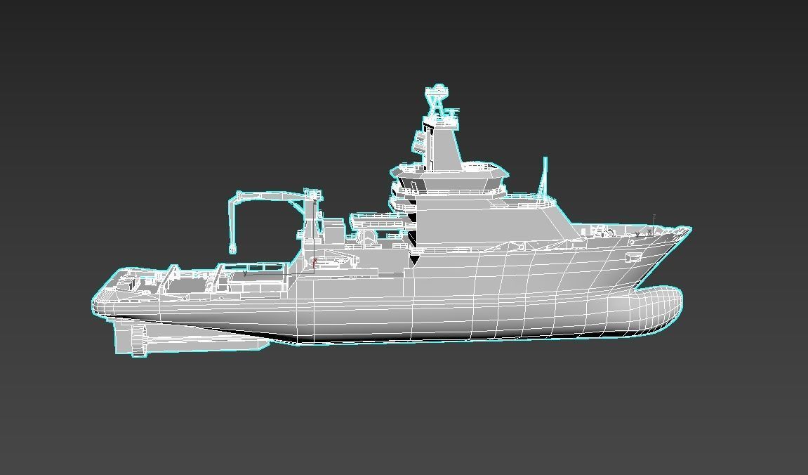 Tugboat 3D print model_4