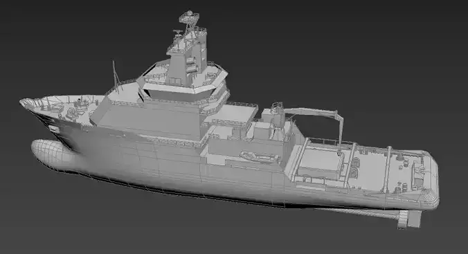 Tugboat 3D print model