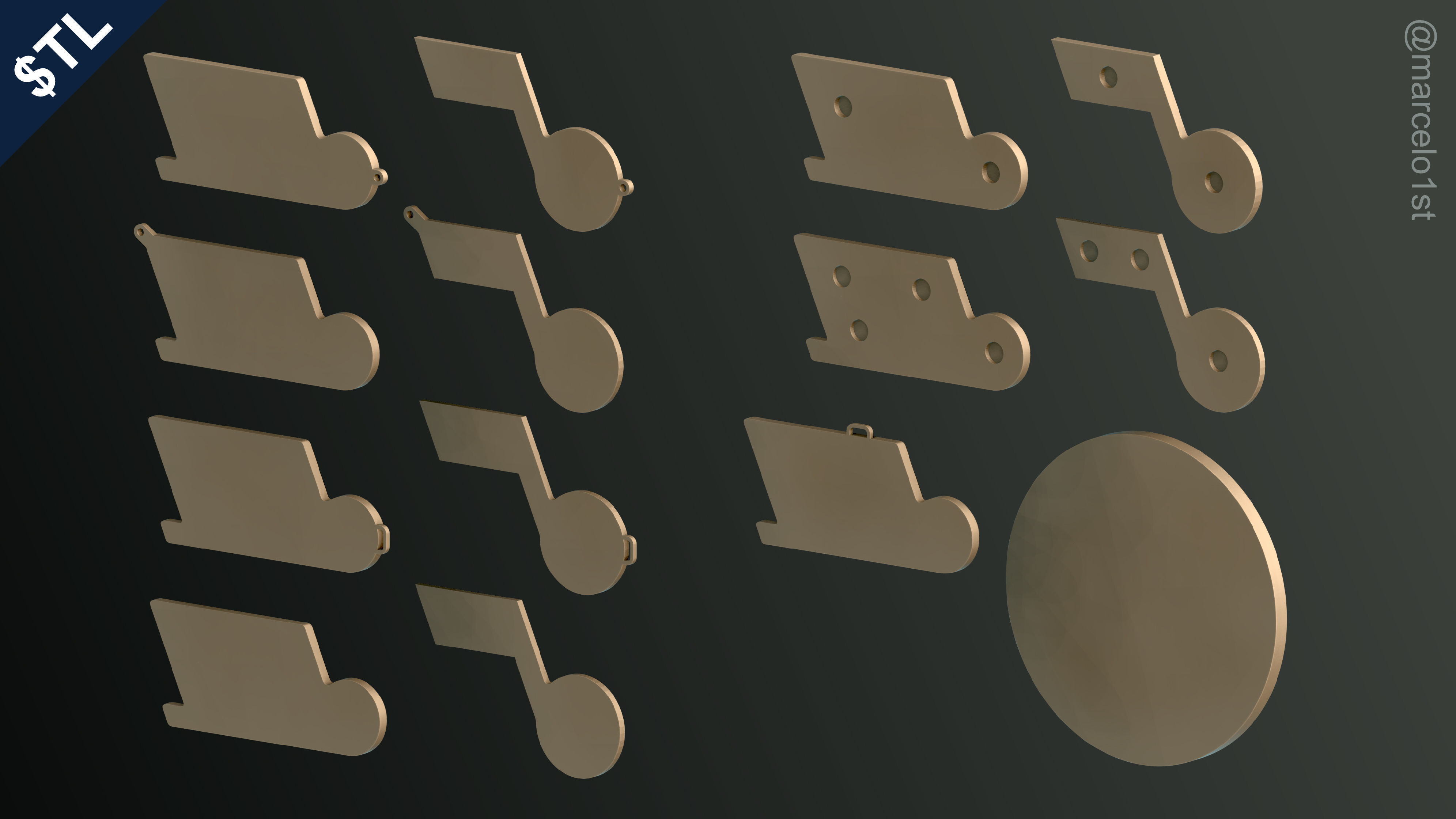 NBA NORTHWEST - Utah Jazz Pack 3D print model_25