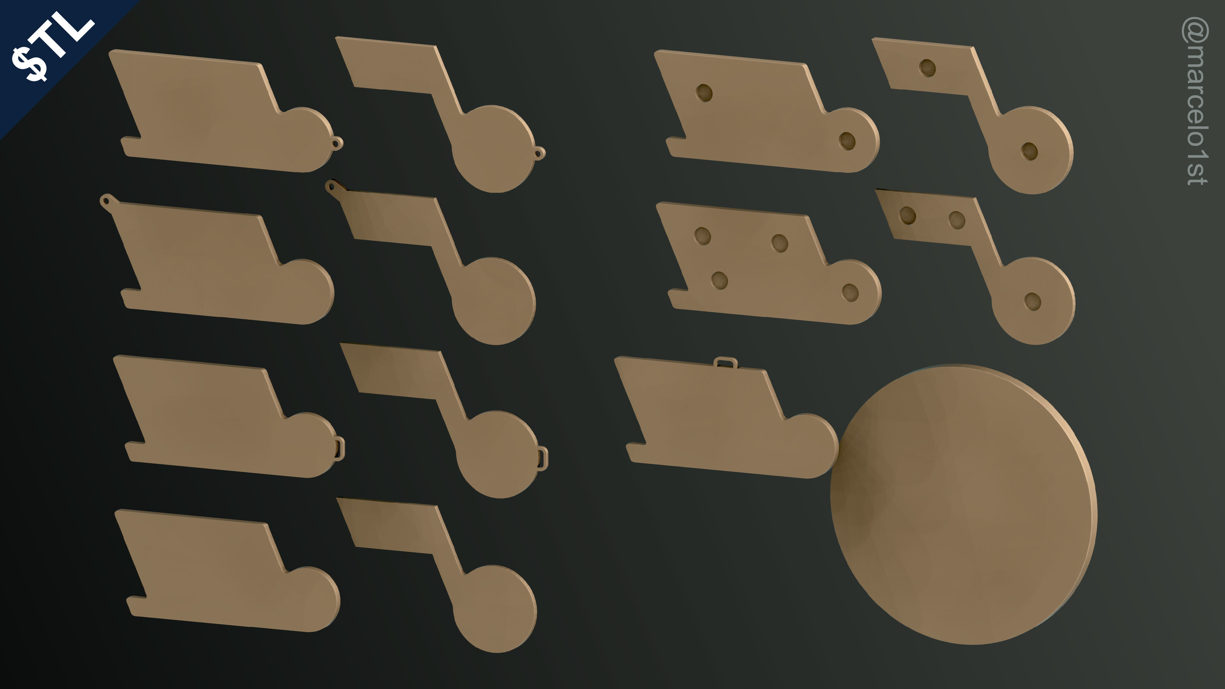 NBA NORTHWEST - Utah Jazz Pack 3D print model_24