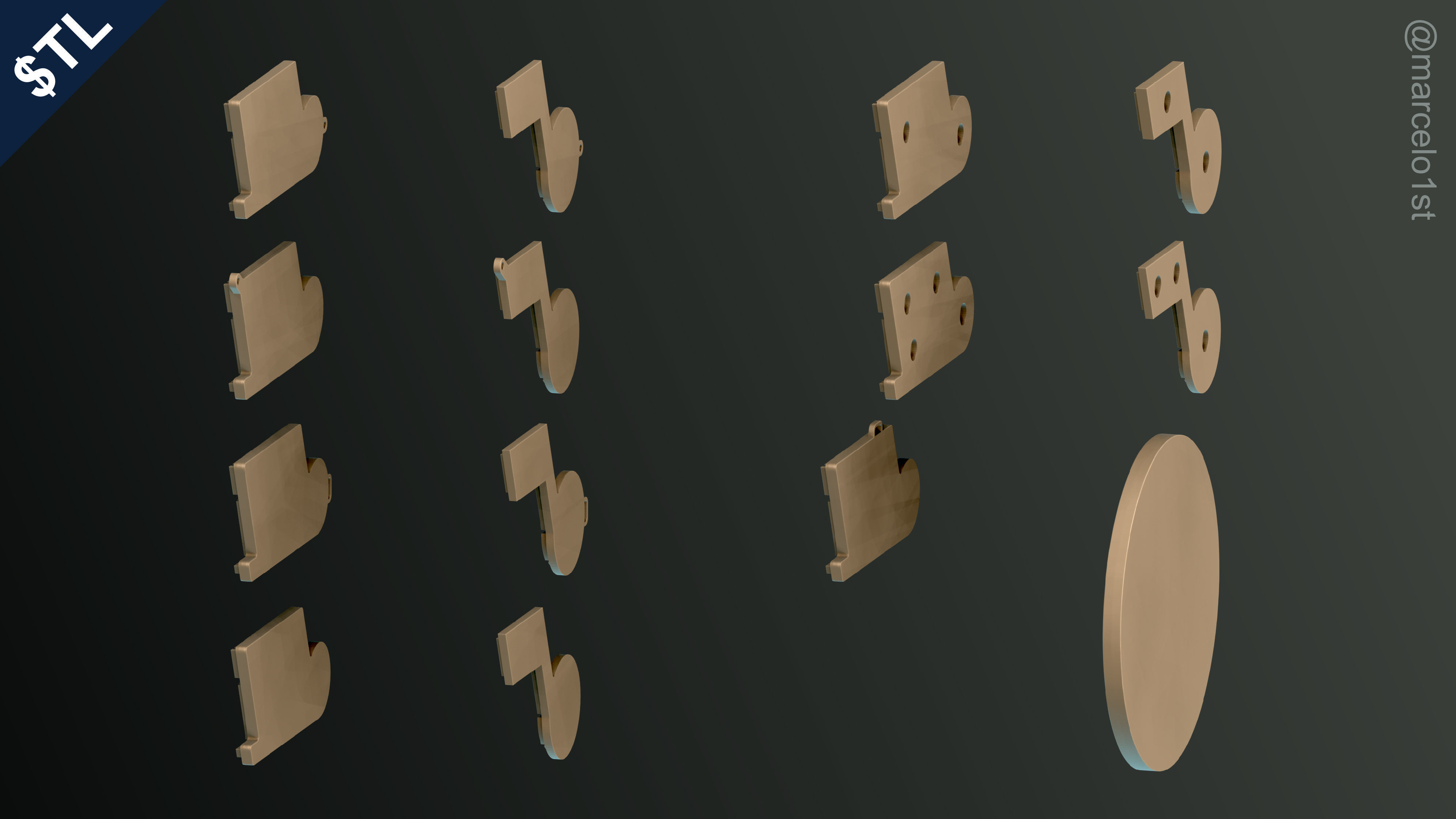 NBA NORTHWEST - Utah Jazz Pack 3D print model_17